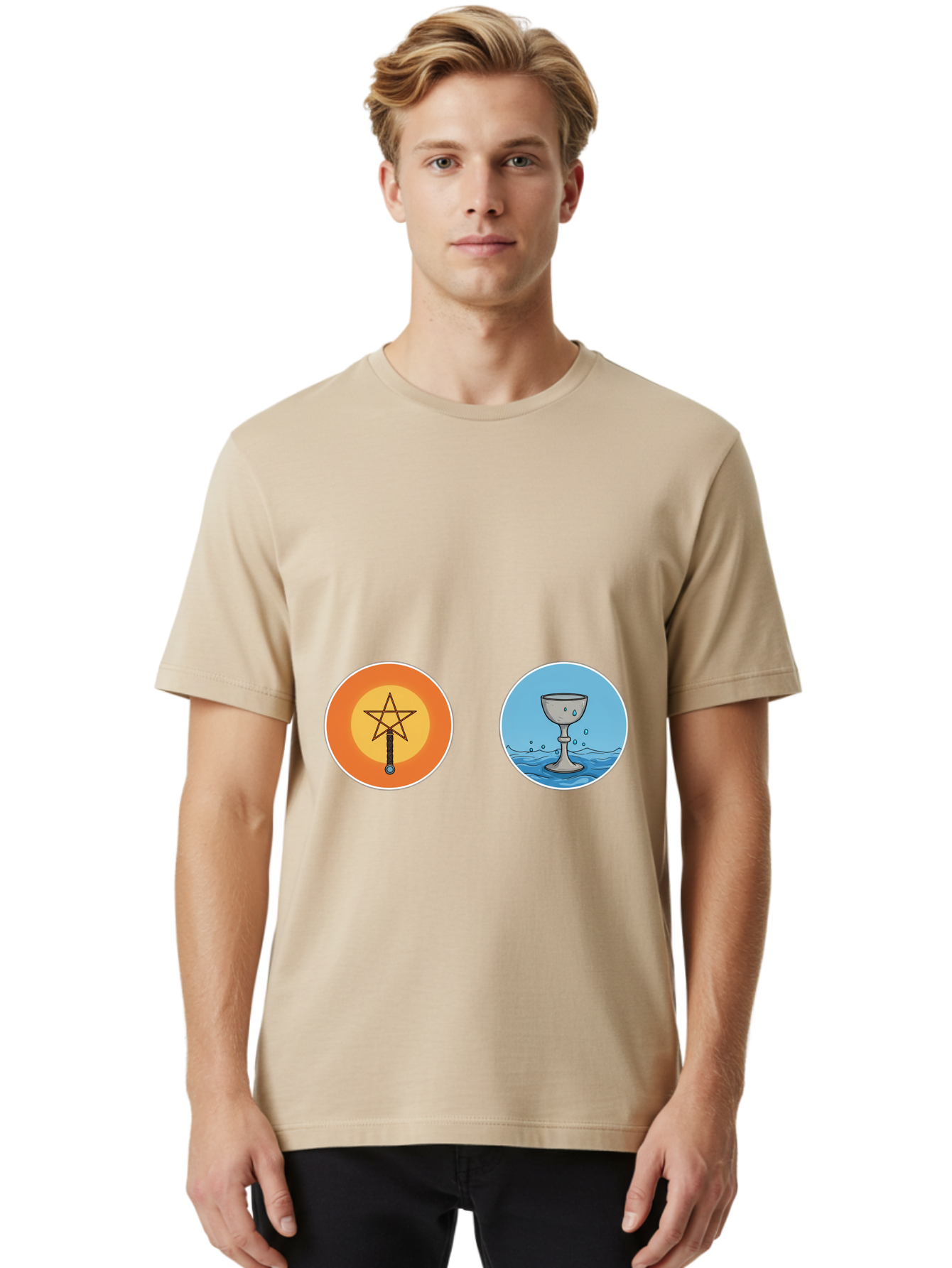 Sword-Of-Pentacles-Cup-Of-Cups Men'S Graphic Tee, 100% Cotton, Comfortable Casual Summer Wear, Machine Washable, Vintage Camera, Old Camera, Antique Camera, Black Camera, Classic Photography, Photography Equipment, Nostalgic Device, Ban684