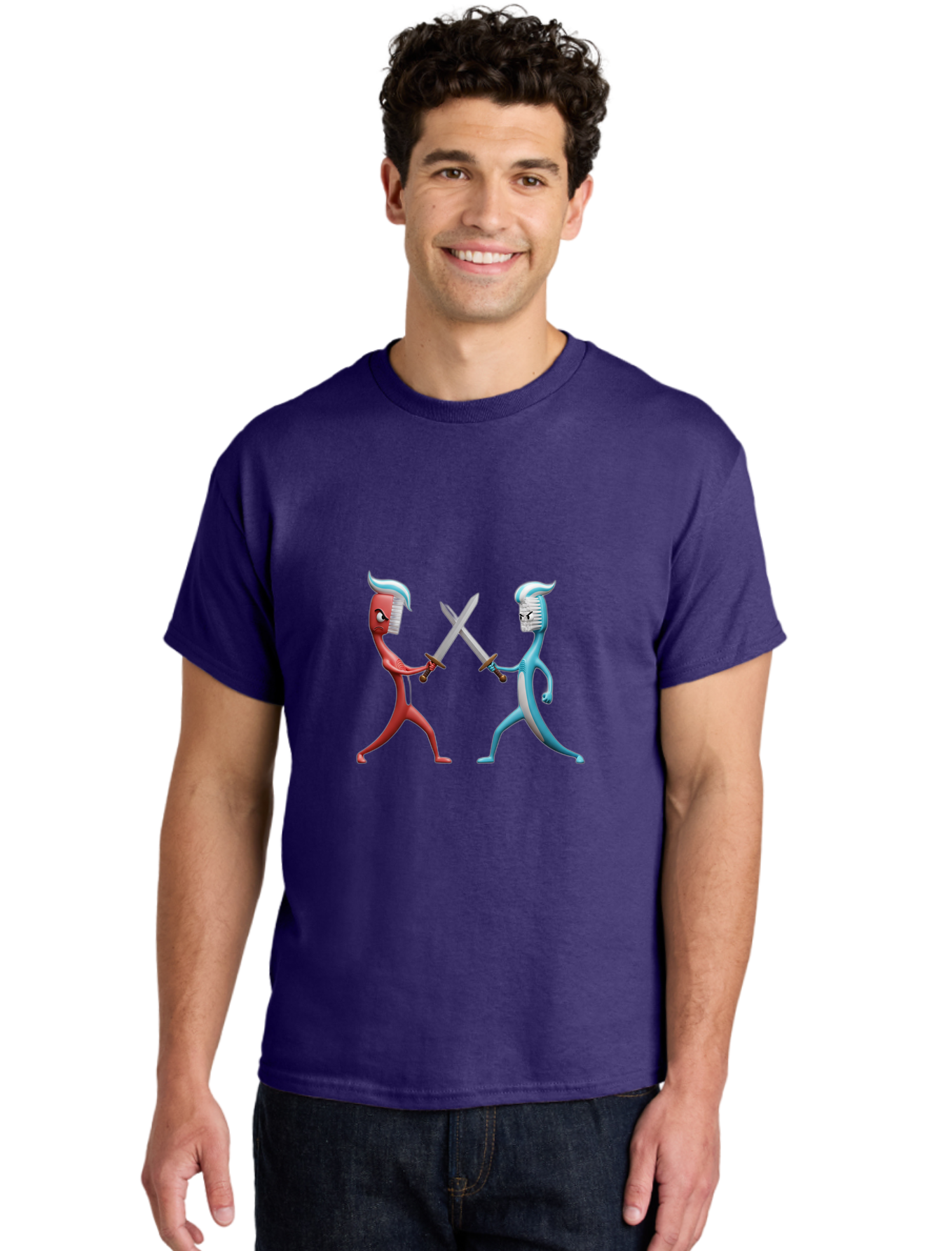 Swordsmen-Duel Men'S Graphic Tee, 100% Cotton, Comfortable Casual Summer Wear, Machine Washable, Vintage Camera, Old Camera, Antique Camera, Black Camera, Classic Photography, Photography Equipment, Nostalgic Device, Film Camera, Camera Art Ban685