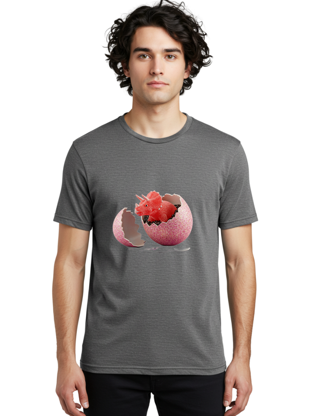T-Rex-Hatching-1 Men'S Graphic Tee, 100% Cotton, Comfortable Casual Summer Wear, Machine Washable, Vintage Camera, Old Camera, Antique Camera, Black Camera, Classic Photography, Photography Equipment, Nostalgic Device, Film Camera, Camera Art Ban686