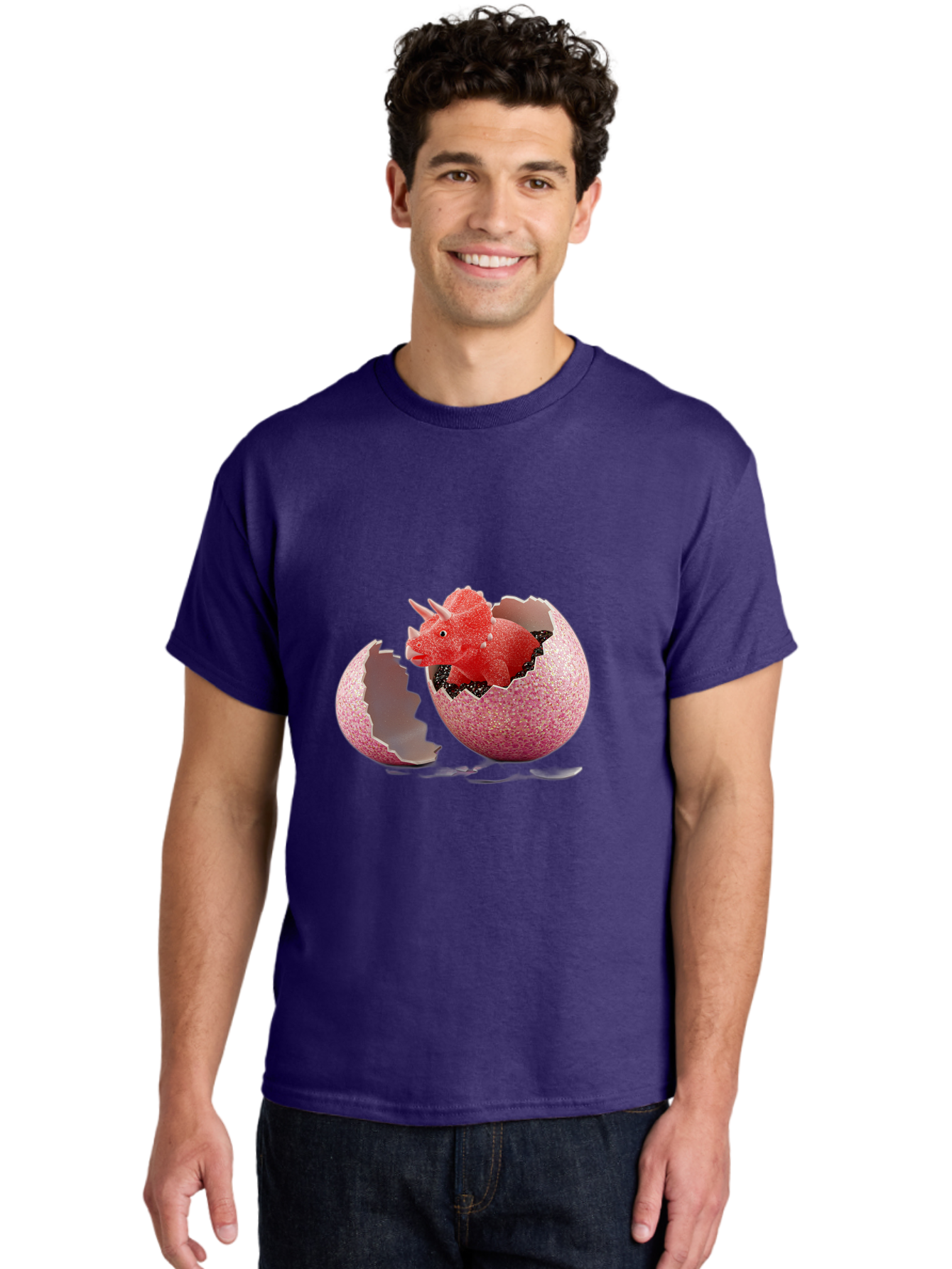 T-Rex-Hatching-1 Men'S Graphic Tee, 100% Cotton, Comfortable Casual Summer Wear, Machine Washable, Vintage Camera, Old Camera, Antique Camera, Black Camera, Classic Photography, Photography Equipment, Nostalgic Device, Film Camera, Camera Art Ban686