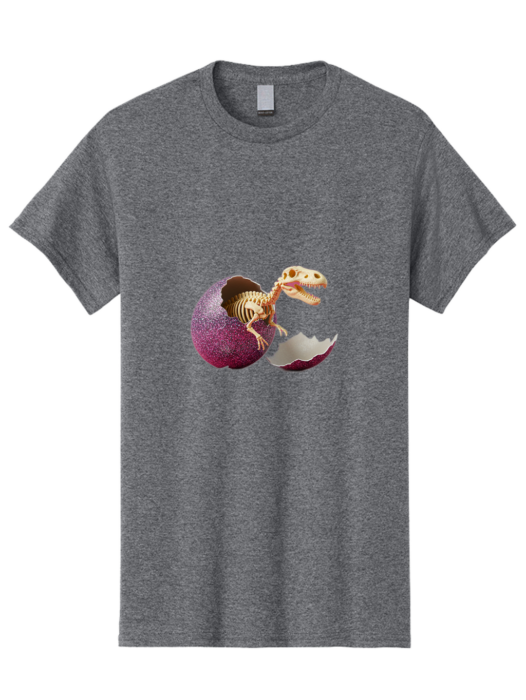 T-Rex-Skeleton-Hatching Men'S Graphic Tee, 100% Cotton, Comfortable Casual Summer Wear, Machine Washable, Vintage Camera, Old Camera, Antique Camera, Black Camera, Classic Photography, Photography Equipment, Nostalgic Device, Film Camera, Ban688