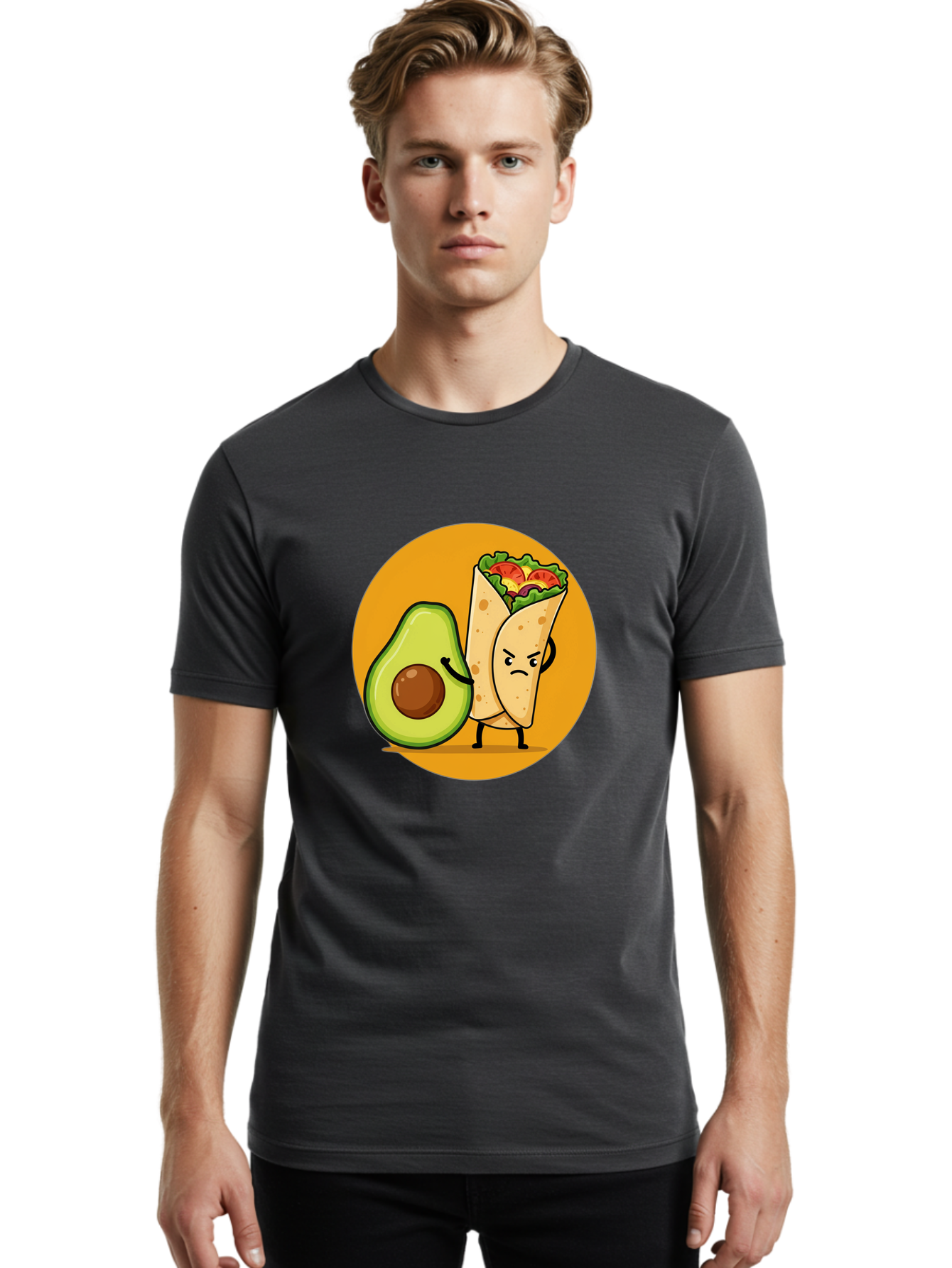 Taco-And-Avocado Men'S Graphic Tee, 100% Cotton, Comfortable Casual Summer Wear, Machine Washable, Vintage Camera, Old Camera, Antique Camera, Black Camera, Classic Photography, Photography Equipment, Nostalgic Device, Film Camera, Camera Art Ban691