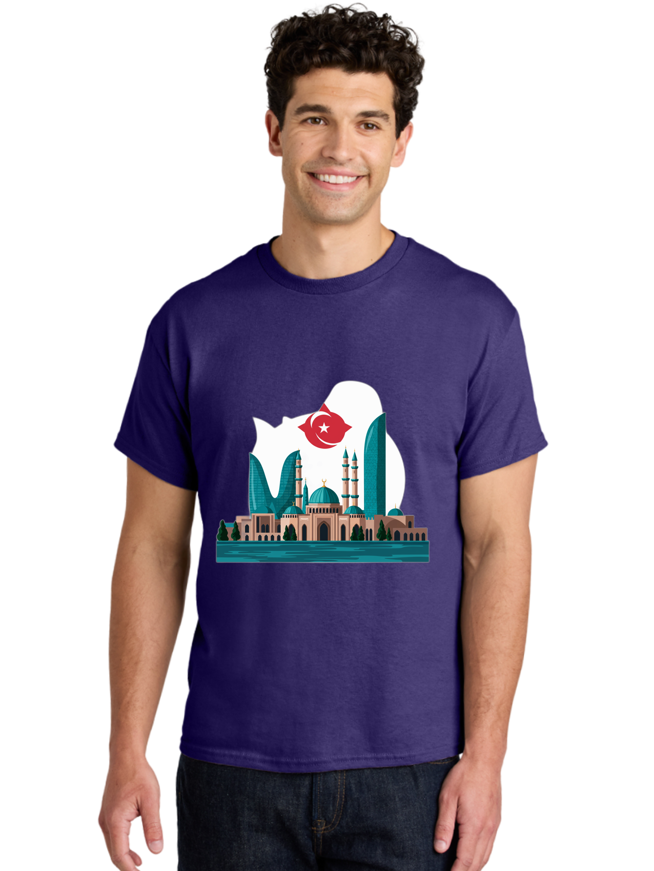 Taksim-Mosque Men'S Graphic Tee, 100% Cotton, Comfortable Casual Summer Wear, Machine Washable, Vintage Camera, Old Camera, Antique Camera, Black Camera, Classic Photography, Photography Equipment, Nostalgic Device, Film Camera, Camera Art Ban694