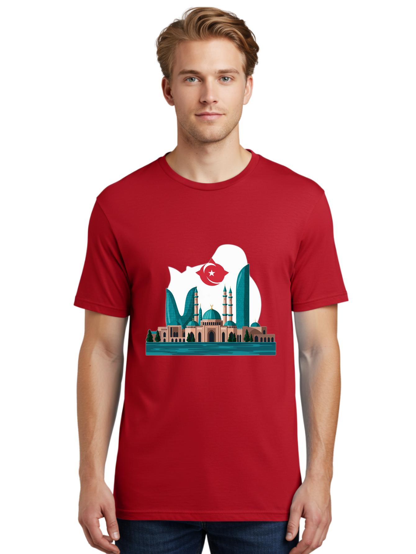 Taksim-Mosque Men'S Graphic Tee, 100% Cotton, Comfortable Casual Summer Wear, Machine Washable, Vintage Camera, Old Camera, Antique Camera, Black Camera, Classic Photography, Photography Equipment, Nostalgic Device, Film Camera, Camera Art Ban694