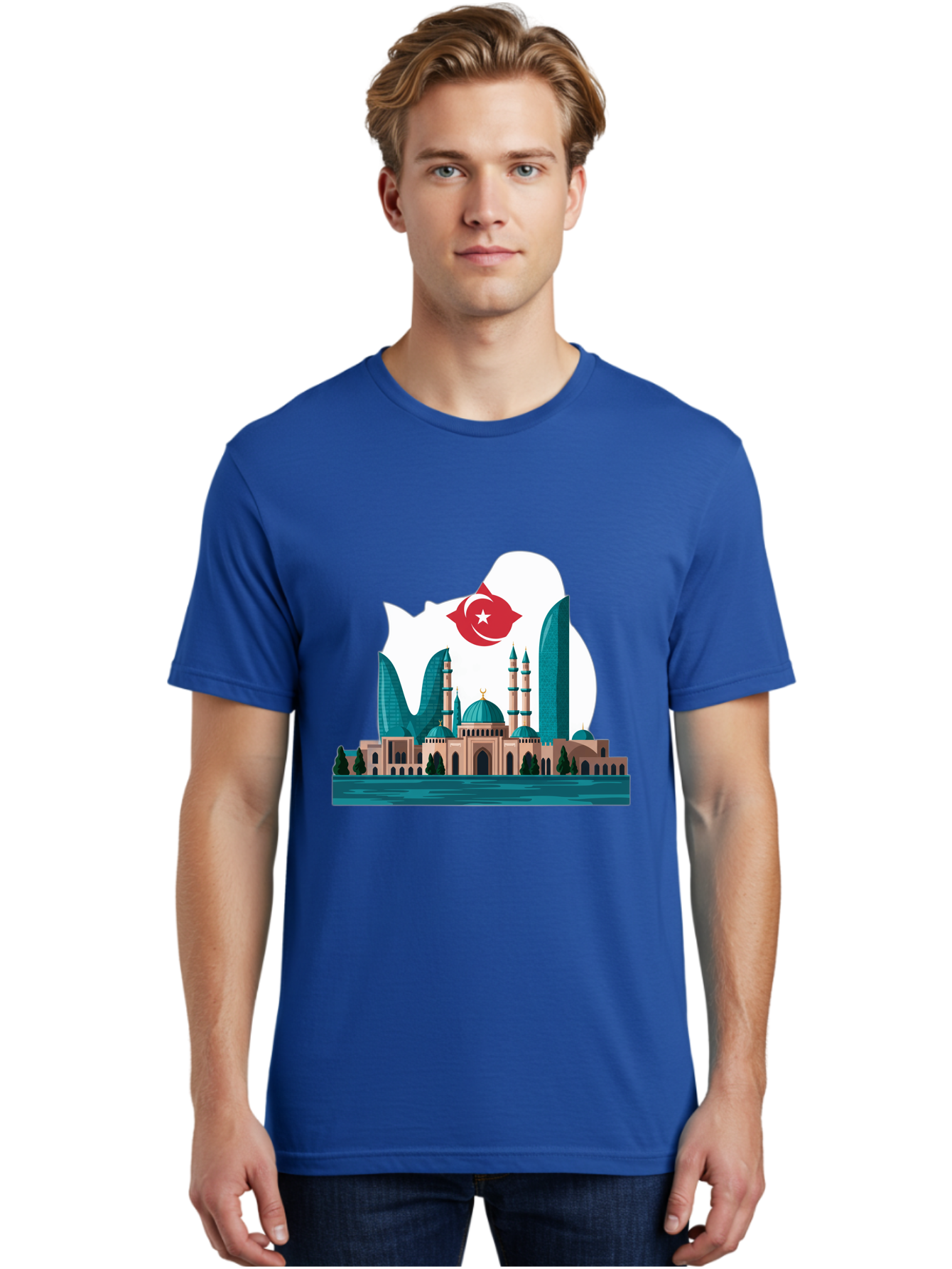 Taksim-Mosque Men'S Graphic Tee, 100% Cotton, Comfortable Casual Summer Wear, Machine Washable, Vintage Camera, Old Camera, Antique Camera, Black Camera, Classic Photography, Photography Equipment, Nostalgic Device, Film Camera, Camera Art Ban694