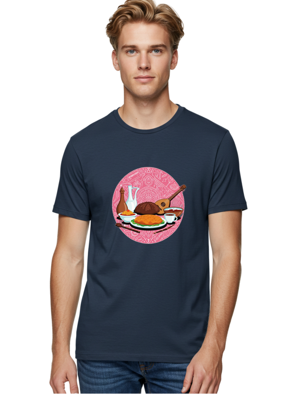 Tandoori-Chicken Men'S Graphic Tee, 100% Cotton, Comfortable Casual Summer Wear, Machine Washable, Vintage Camera, Old Camera, Antique Camera, Black Camera, Classic Photography, Photography Equipment, Nostalgic Device, Film Camera, Camera Art Ban696