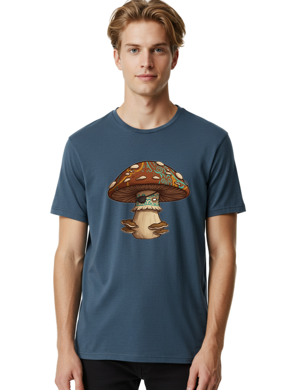 Tattooed-Shroom Men'S Graphic Tee, 100% Cotton, Comfortable Casual Summer Wear, Machine Washable, Vintage Camera, Old Camera, Antique Camera, Black Camera, Classic Photography, Photography Equipment, Nostalgic Device, Film Camera, Camera Art Ban701