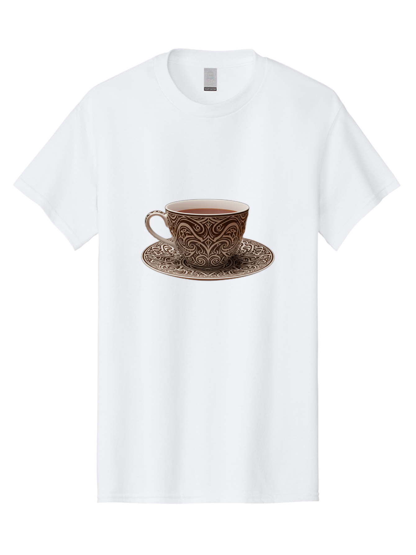 Tea-Cup Men'S Graphic Tee, 100% Cotton, Comfortable Casual Summer Wear, Machine Washable, Vintage Camera, Old Camera, Antique Camera, Black Camera, Classic Photography, Photography Equipment, Nostalgic Device, Film Camera, Camera Art Ban704