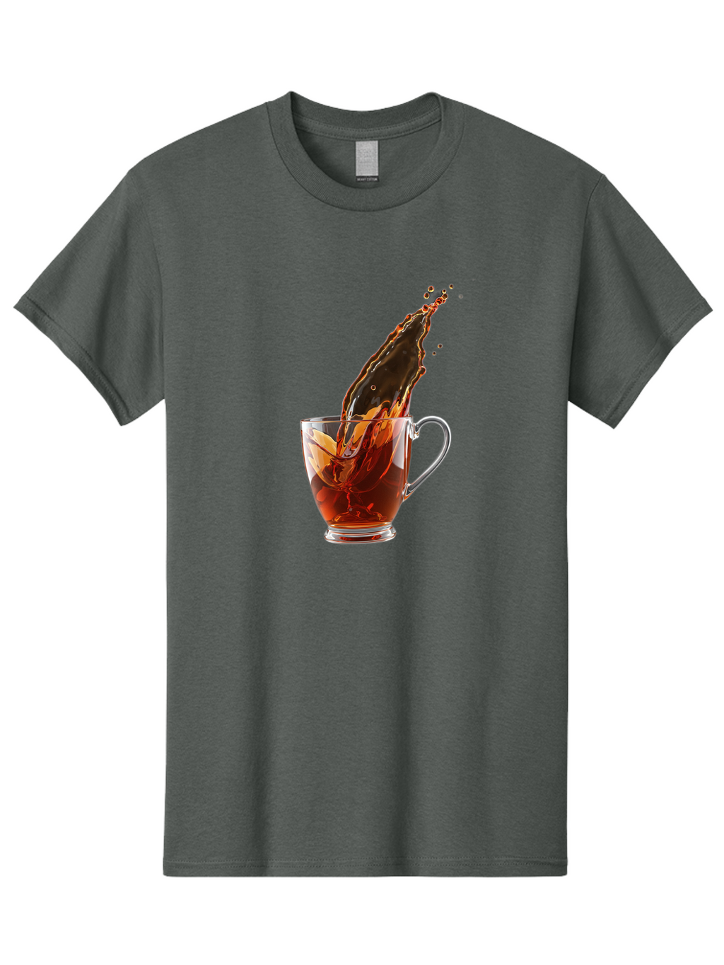 Tea-Splash Men'S Graphic Tee, 100% Cotton, Comfortable Casual Summer Wear, Machine Washable, Vintage Camera, Old Camera, Antique Camera, Black Camera, Classic Photography, Photography Equipment, Nostalgic Device, Film Camera, Camera Art Ban706