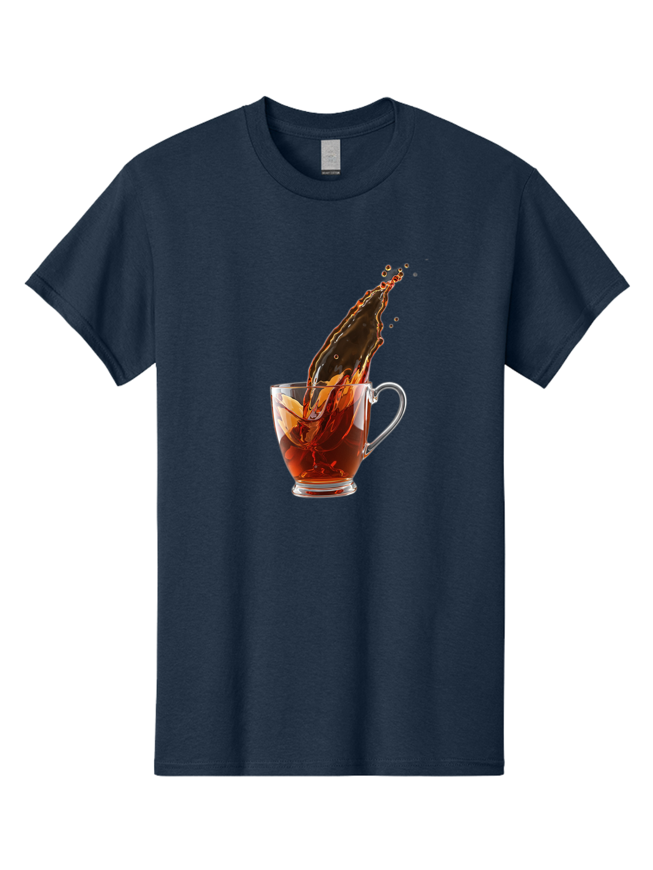 Tea-Splash Men'S Graphic Tee, 100% Cotton, Comfortable Casual Summer Wear, Machine Washable, Vintage Camera, Old Camera, Antique Camera, Black Camera, Classic Photography, Photography Equipment, Nostalgic Device, Film Camera, Camera Art Ban706