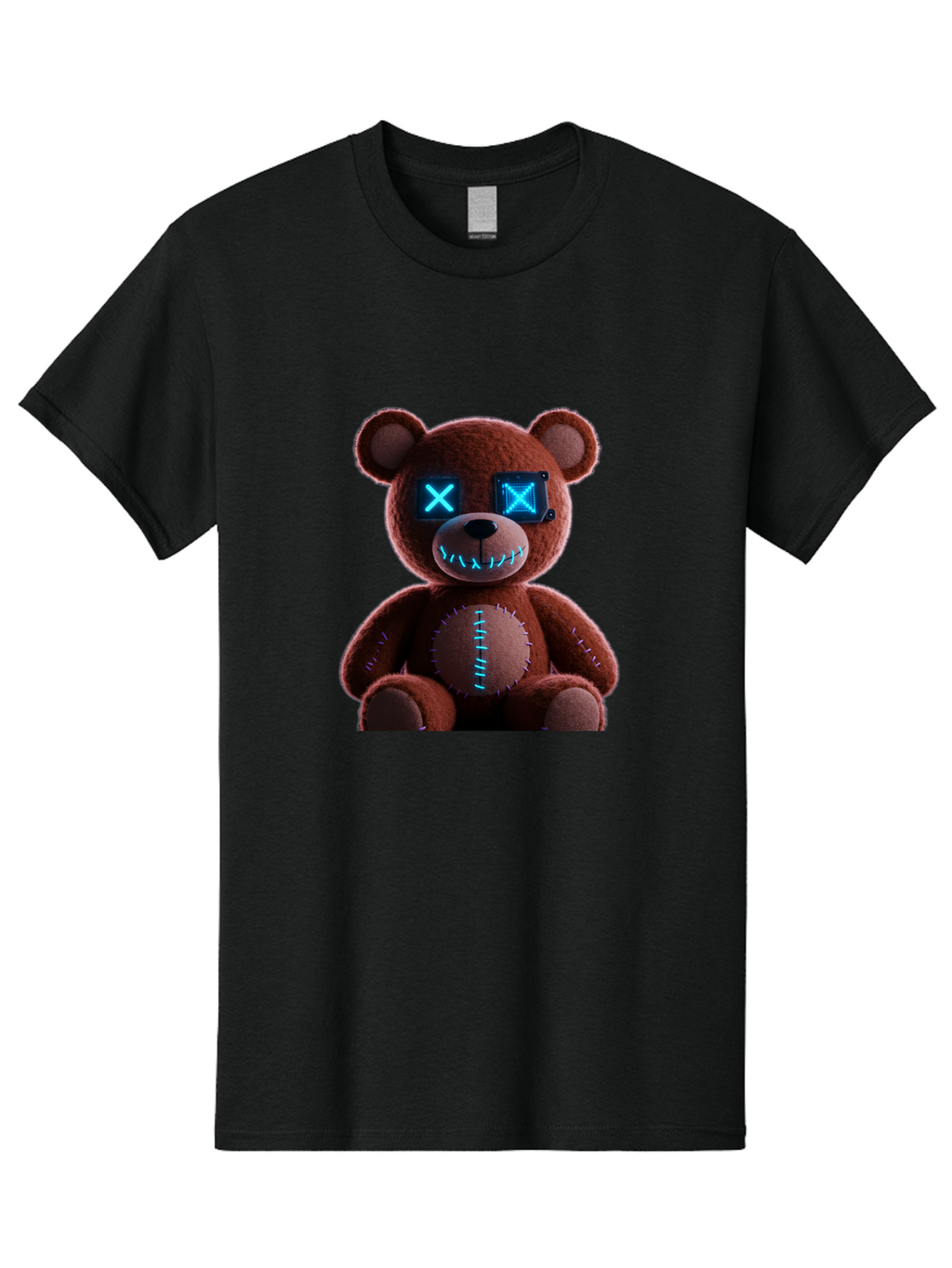 Teddy-1 Men'S Graphic Tee, 100% Cotton, Comfortable Casual Summer Wear, Machine Washable, Vintage Camera, Old Camera, Antique Camera, Black Camera, Classic Photography, Photography Equipment, Nostalgic Device, Film Camera, Camera Art Ban708