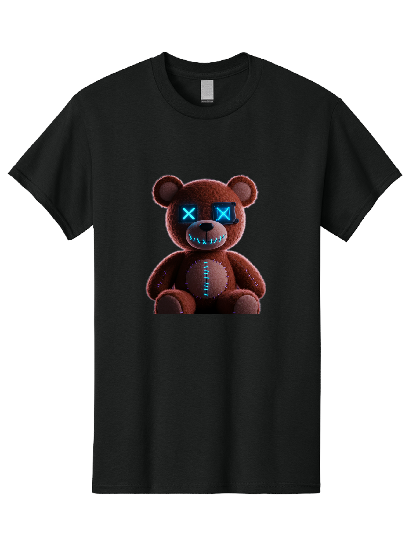 Teddy-1 Men'S Graphic Tee, 100% Cotton, Comfortable Casual Summer Wear, Machine Washable, Vintage Camera, Old Camera, Antique Camera, Black Camera, Classic Photography, Photography Equipment, Nostalgic Device, Film Camera, Camera Art Ban708