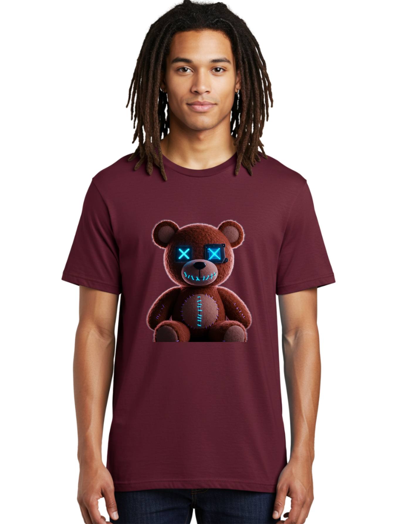 Teddy-1 Men'S Graphic Tee, 100% Cotton, Comfortable Casual Summer Wear, Machine Washable, Vintage Camera, Old Camera, Antique Camera, Black Camera, Classic Photography, Photography Equipment, Nostalgic Device, Film Camera, Camera Art Ban708
