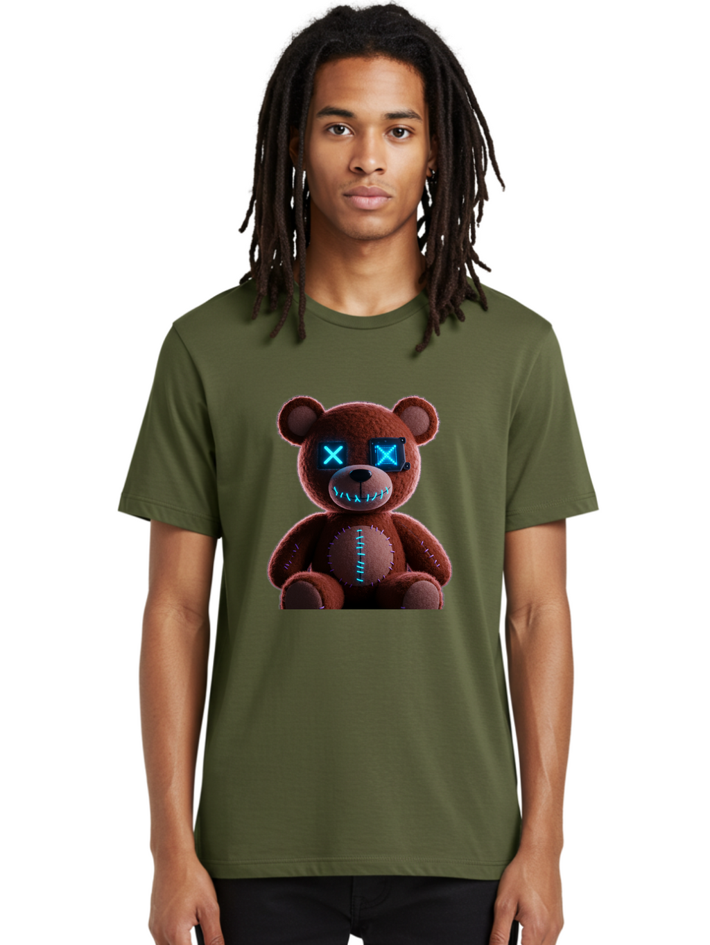 Teddy-1 Men'S Graphic Tee, 100% Cotton, Comfortable Casual Summer Wear, Machine Washable, Vintage Camera, Old Camera, Antique Camera, Black Camera, Classic Photography, Photography Equipment, Nostalgic Device, Film Camera, Camera Art Ban708