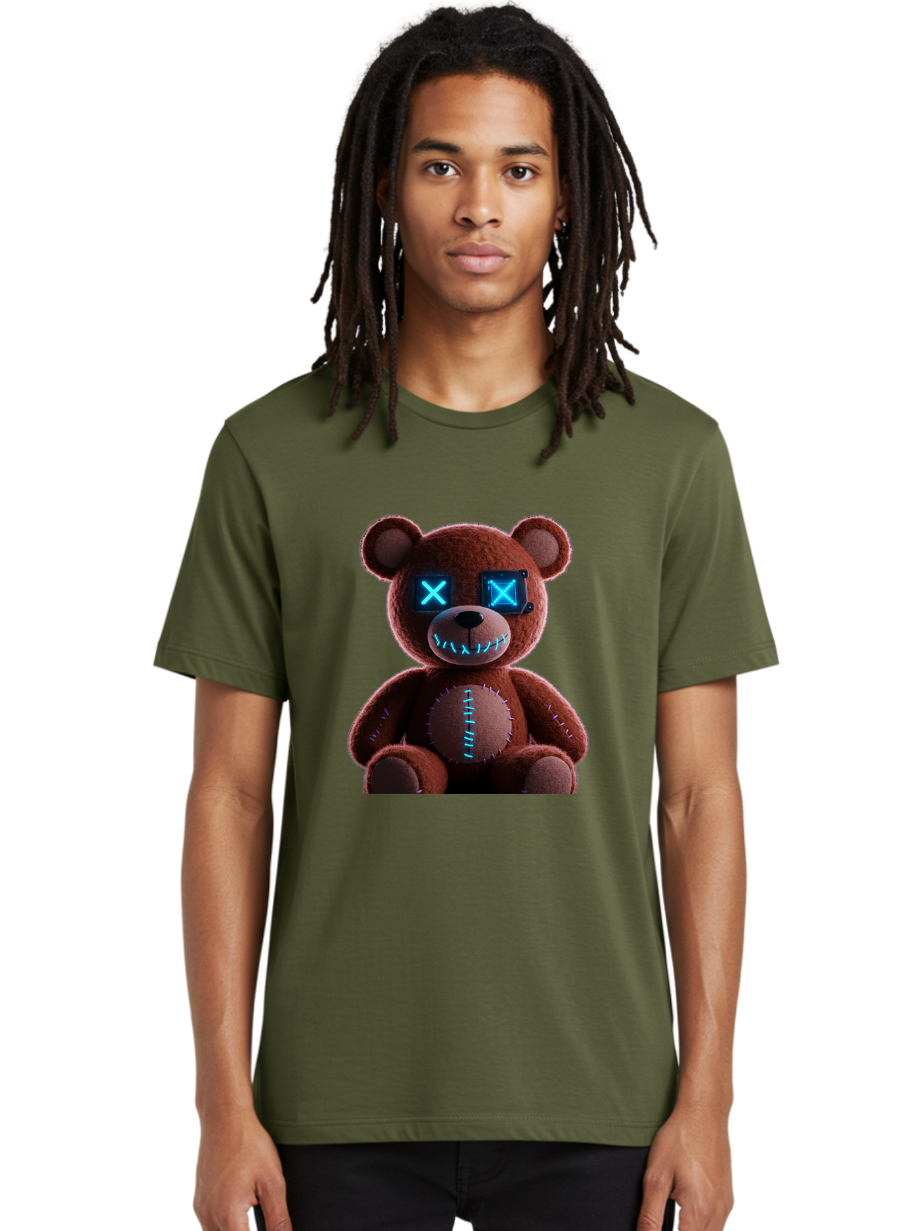 Teddy-1 Men'S Graphic Tee, 100% Cotton, Comfortable Casual Summer Wear, Machine Washable, Vintage Camera, Old Camera, Antique Camera, Black Camera, Classic Photography, Photography Equipment, Nostalgic Device, Film Camera, Camera Art Ban708