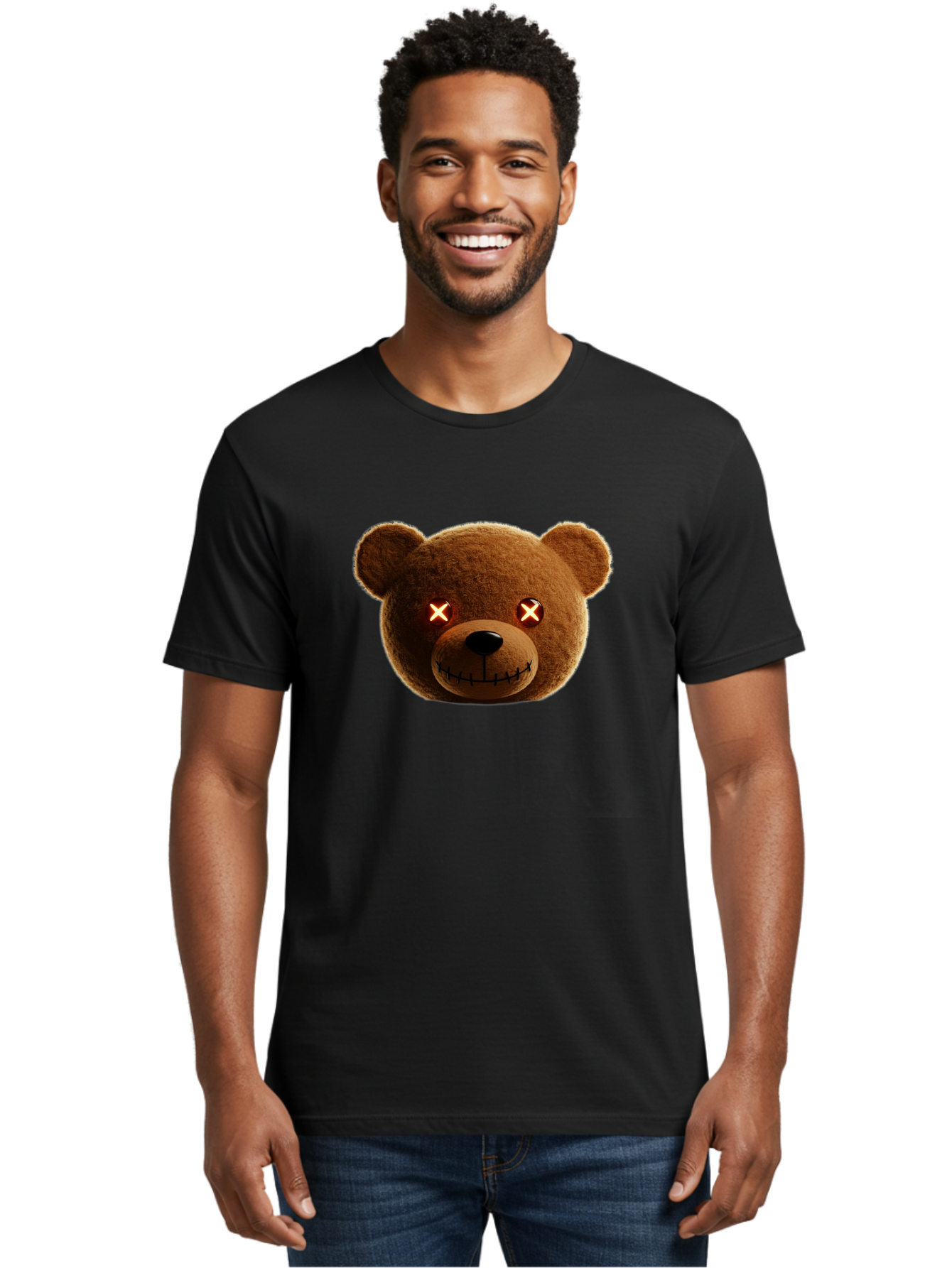Teddy-2 Men'S Graphic Tee, 100% Cotton, Comfortable Casual Summer Wear, Machine Washable, Vintage Camera, Old Camera, Antique Camera, Black Camera, Classic Photography, Photography Equipment, Nostalgic Device, Film Camera, Camera Art Ban709