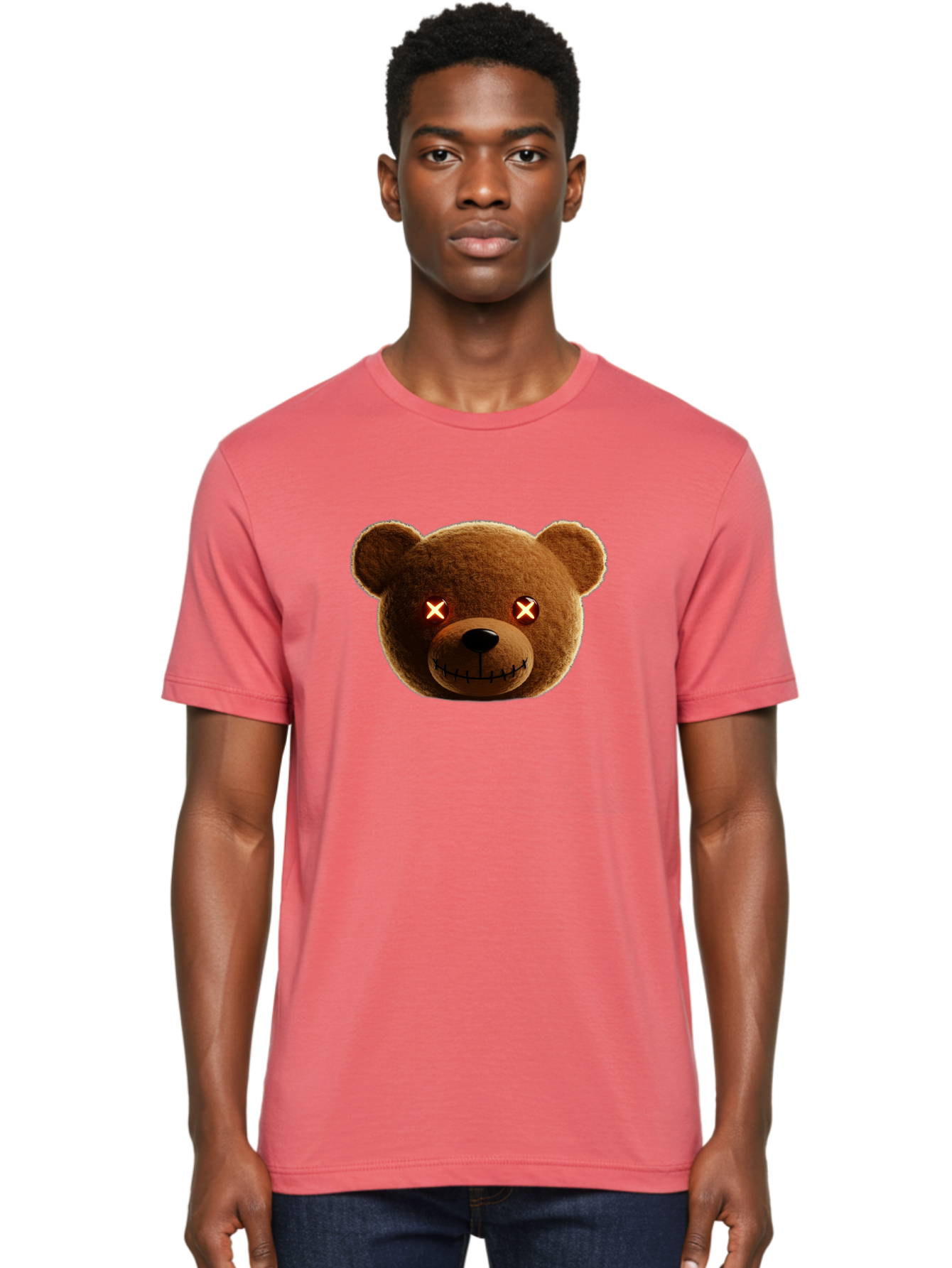 Teddy-2 Men'S Graphic Tee, 100% Cotton, Comfortable Casual Summer Wear, Machine Washable, Vintage Camera, Old Camera, Antique Camera, Black Camera, Classic Photography, Photography Equipment, Nostalgic Device, Film Camera, Camera Art Ban709