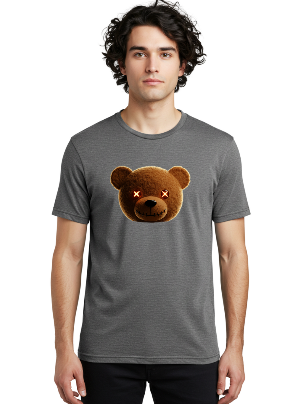 Teddy-2 Men'S Graphic Tee, 100% Cotton, Comfortable Casual Summer Wear, Machine Washable, Vintage Camera, Old Camera, Antique Camera, Black Camera, Classic Photography, Photography Equipment, Nostalgic Device, Film Camera, Camera Art Ban709