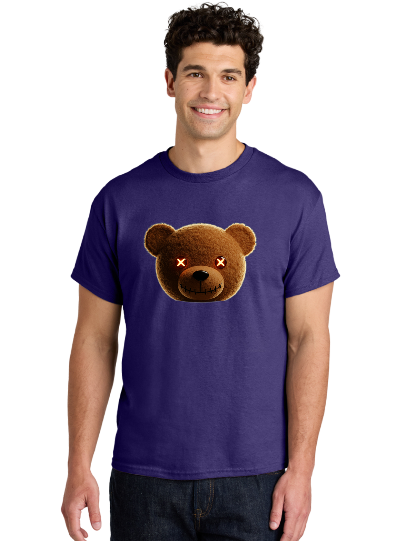 Teddy-2 Men'S Graphic Tee, 100% Cotton, Comfortable Casual Summer Wear, Machine Washable, Vintage Camera, Old Camera, Antique Camera, Black Camera, Classic Photography, Photography Equipment, Nostalgic Device, Film Camera, Camera Art Ban709