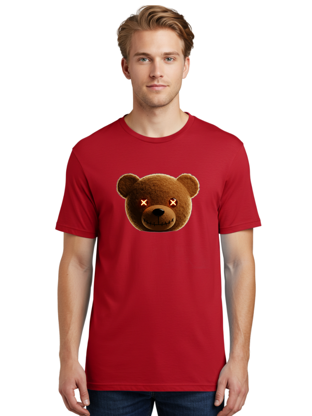 Teddy-2 Men'S Graphic Tee, 100% Cotton, Comfortable Casual Summer Wear, Machine Washable, Vintage Camera, Old Camera, Antique Camera, Black Camera, Classic Photography, Photography Equipment, Nostalgic Device, Film Camera, Camera Art Ban709