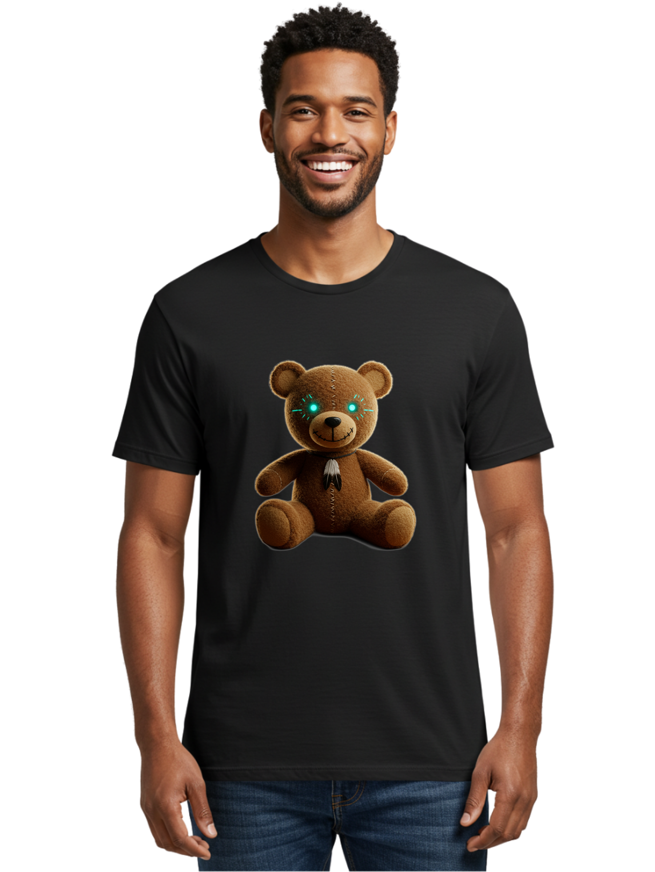 Teddy-3 Men'S Graphic Tee, 100% Cotton, Comfortable Casual Summer Wear, Machine Washable, Vintage Camera, Old Camera, Antique Camera, Black Camera, Classic Photography, Photography Equipment, Nostalgic Device, Film Camera, Camera Art Ban710