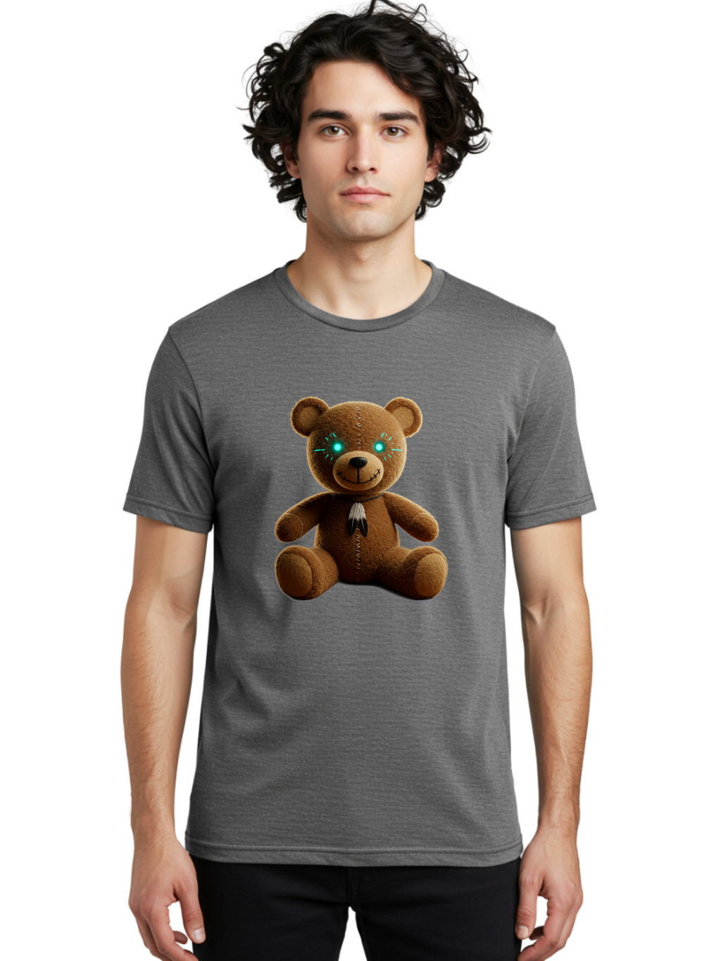 Teddy-3 Men'S Graphic Tee, 100% Cotton, Comfortable Casual Summer Wear, Machine Washable, Vintage Camera, Old Camera, Antique Camera, Black Camera, Classic Photography, Photography Equipment, Nostalgic Device, Film Camera, Camera Art Ban710