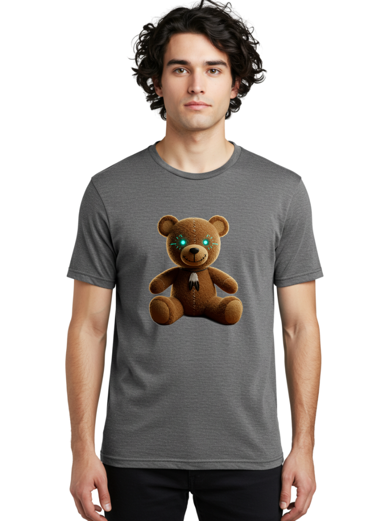 Teddy-3 Men'S Graphic Tee, 100% Cotton, Comfortable Casual Summer Wear, Machine Washable, Vintage Camera, Old Camera, Antique Camera, Black Camera, Classic Photography, Photography Equipment, Nostalgic Device, Film Camera, Camera Art Ban710