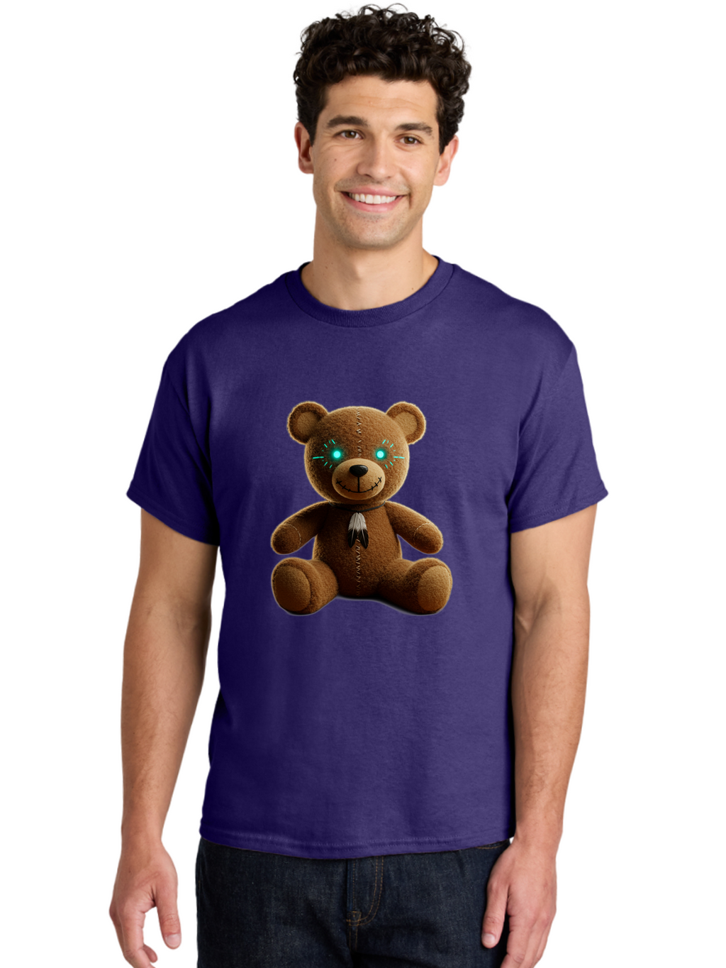 Teddy-3 Men'S Graphic Tee, 100% Cotton, Comfortable Casual Summer Wear, Machine Washable, Vintage Camera, Old Camera, Antique Camera, Black Camera, Classic Photography, Photography Equipment, Nostalgic Device, Film Camera, Camera Art Ban710