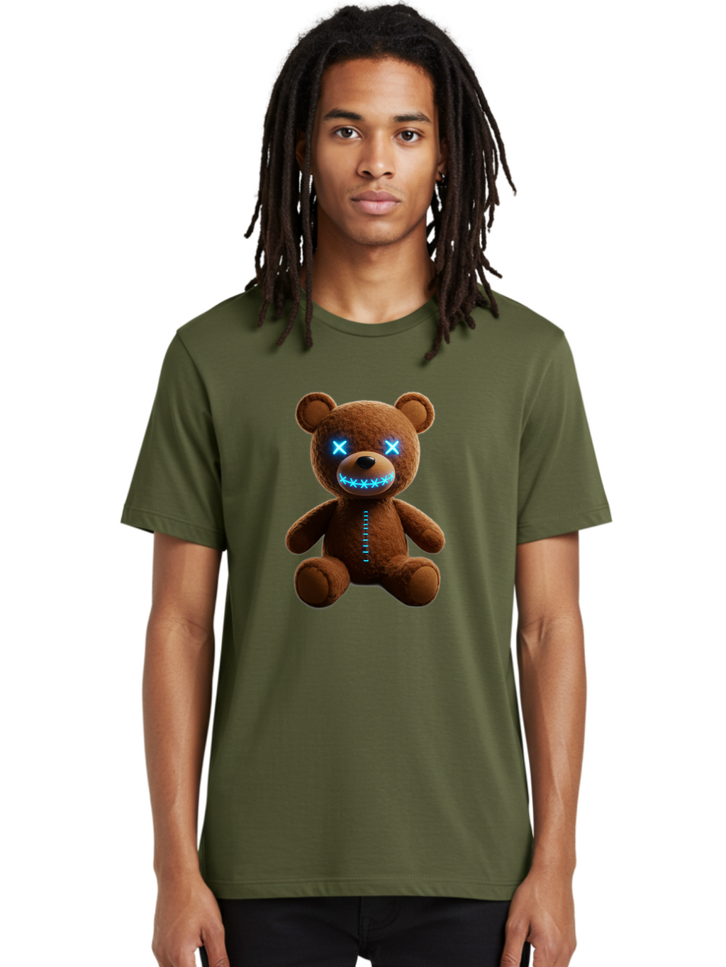 Teddy-Bear-1 Men'S Graphic Tee, 100% Cotton, Comfortable Casual Summer Wear, Machine Washable, Vintage Camera, Old Camera, Antique Camera, Black Camera, Classic Photography, Photography Equipment, Nostalgic Device, Film Camera, Camera Art Ban711