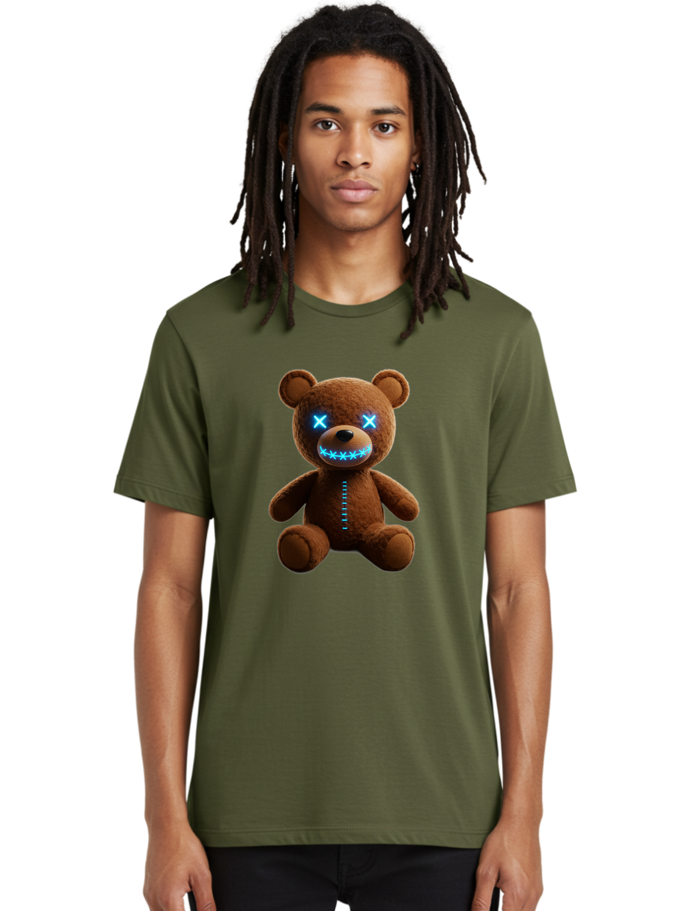 Teddy-Bear-1 Men'S Graphic Tee, 100% Cotton, Comfortable Casual Summer Wear, Machine Washable, Vintage Camera, Old Camera, Antique Camera, Black Camera, Classic Photography, Photography Equipment, Nostalgic Device, Film Camera, Camera Art Ban711