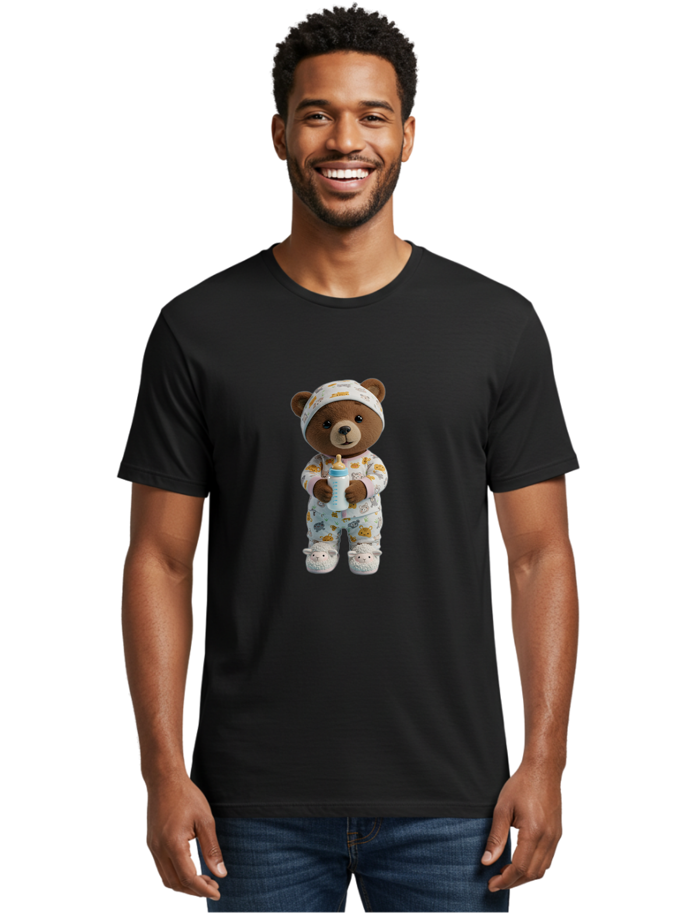 Teddy-Bear-In-Pajamas Men'S Graphic Tee, 100% Cotton, Comfortable Casual Summer Wear, Machine Washable, Vintage Camera, Old Camera, Antique Camera, Black Camera, Classic Photography, Photography Equipment, Nostalgic Device, Film Camera, Ban714