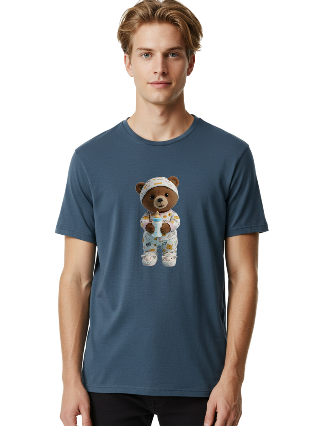 Teddy-Bear-In-Pajamas Men'S Graphic Tee, 100% Cotton, Comfortable Casual Summer Wear, Machine Washable, Vintage Camera, Old Camera, Antique Camera, Black Camera, Classic Photography, Photography Equipment, Nostalgic Device, Film Camera, Ban714