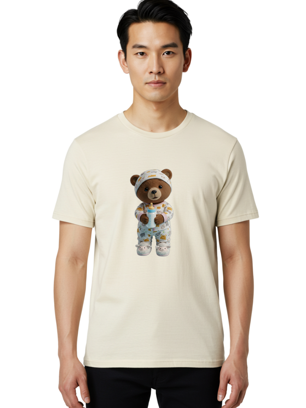 Teddy-Bear-In-Pajamas Men'S Graphic Tee, 100% Cotton, Comfortable Casual Summer Wear, Machine Washable, Vintage Camera, Old Camera, Antique Camera, Black Camera, Classic Photography, Photography Equipment, Nostalgic Device, Film Camera, Ban714
