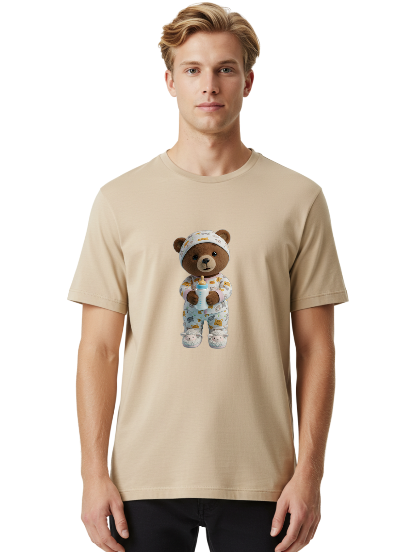 Teddy-Bear-In-Pajamas Men'S Graphic Tee, 100% Cotton, Comfortable Casual Summer Wear, Machine Washable, Vintage Camera, Old Camera, Antique Camera, Black Camera, Classic Photography, Photography Equipment, Nostalgic Device, Film Camera, Ban714