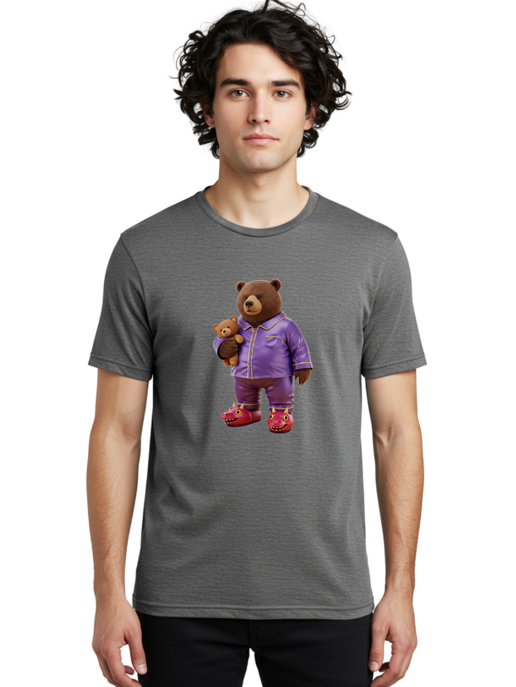 Teddy-Bear-In-Purple-Pajamas Men'S Graphic Tee, 100% Cotton, Comfortable Casual Summer Wear, Machine Washable, Vintage Camera, Old Camera, Antique Camera, Black Camera, Classic Photography, Photography Equipment, Nostalgic Device, Film Camera, Ban715
