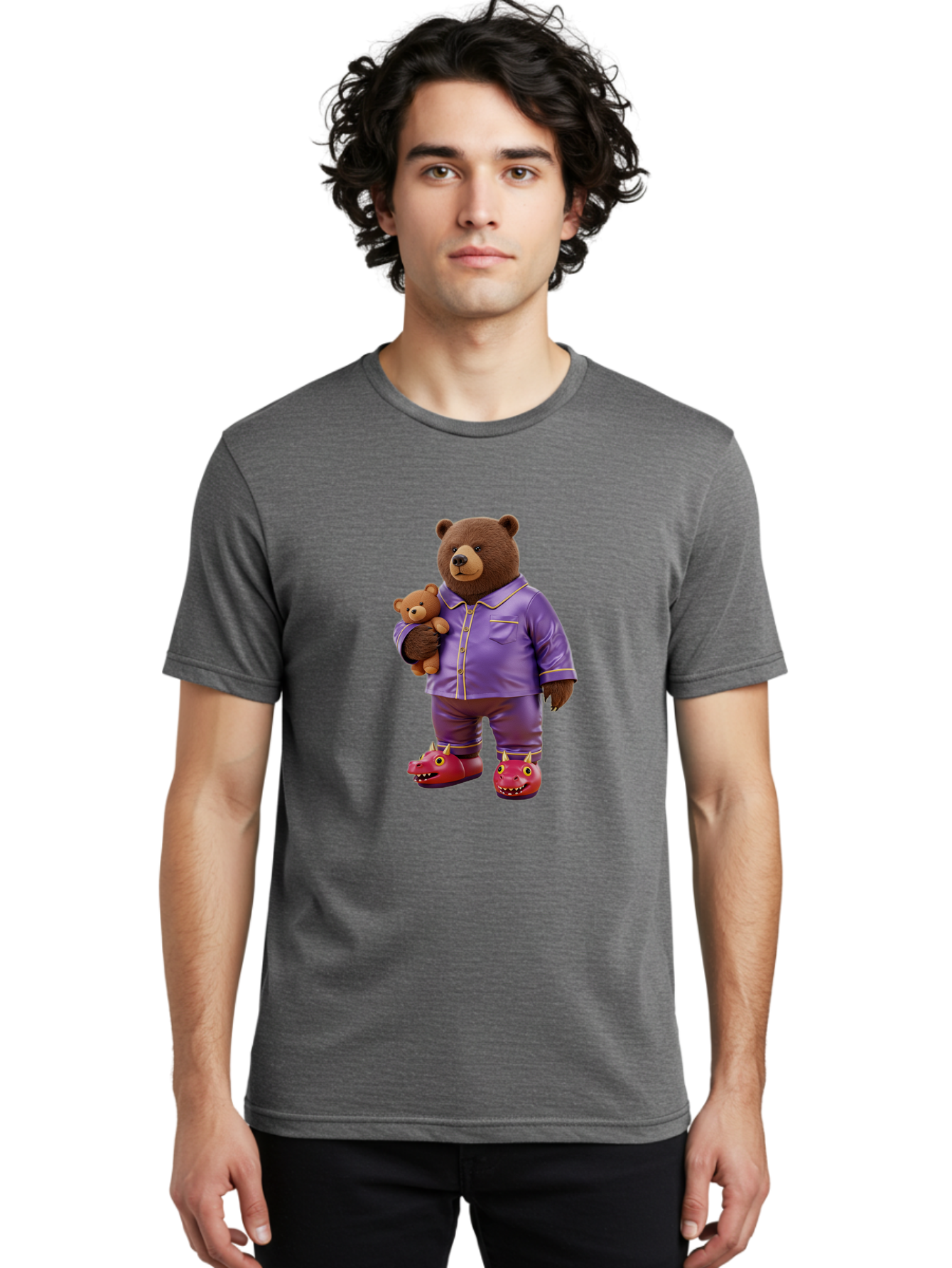 Teddy-Bear-In-Purple-Pajamas Men'S Graphic Tee, 100% Cotton, Comfortable Casual Summer Wear, Machine Washable, Vintage Camera, Old Camera, Antique Camera, Black Camera, Classic Photography, Photography Equipment, Nostalgic Device, Film Camera, Ban715