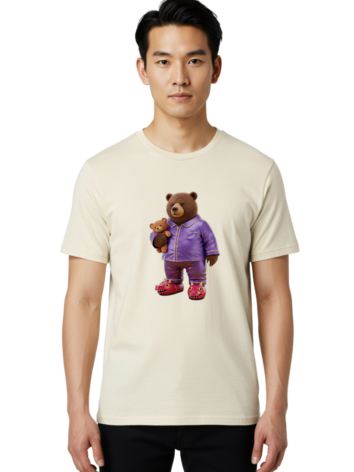 Teddy-Bear-In-Purple-Pajamas Men'S Graphic Tee, 100% Cotton, Comfortable Casual Summer Wear, Machine Washable, Vintage Camera, Old Camera, Antique Camera, Black Camera, Classic Photography, Photography Equipment, Nostalgic Device, Film Camera, Ban715