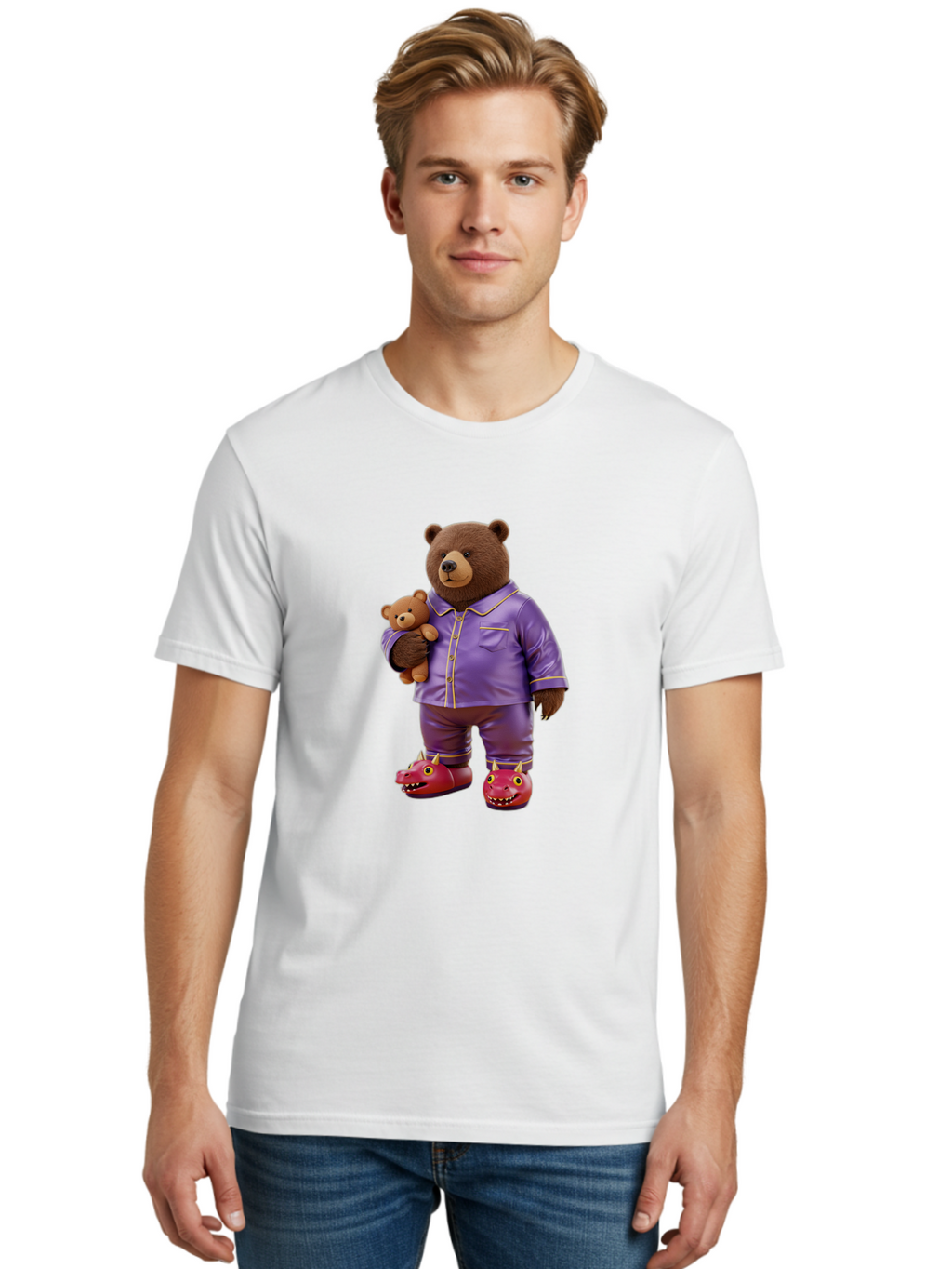Teddy-Bear-In-Purple-Pajamas Men'S Graphic Tee, 100% Cotton, Comfortable Casual Summer Wear, Machine Washable, Vintage Camera, Old Camera, Antique Camera, Black Camera, Classic Photography, Photography Equipment, Nostalgic Device, Film Camera, Ban715