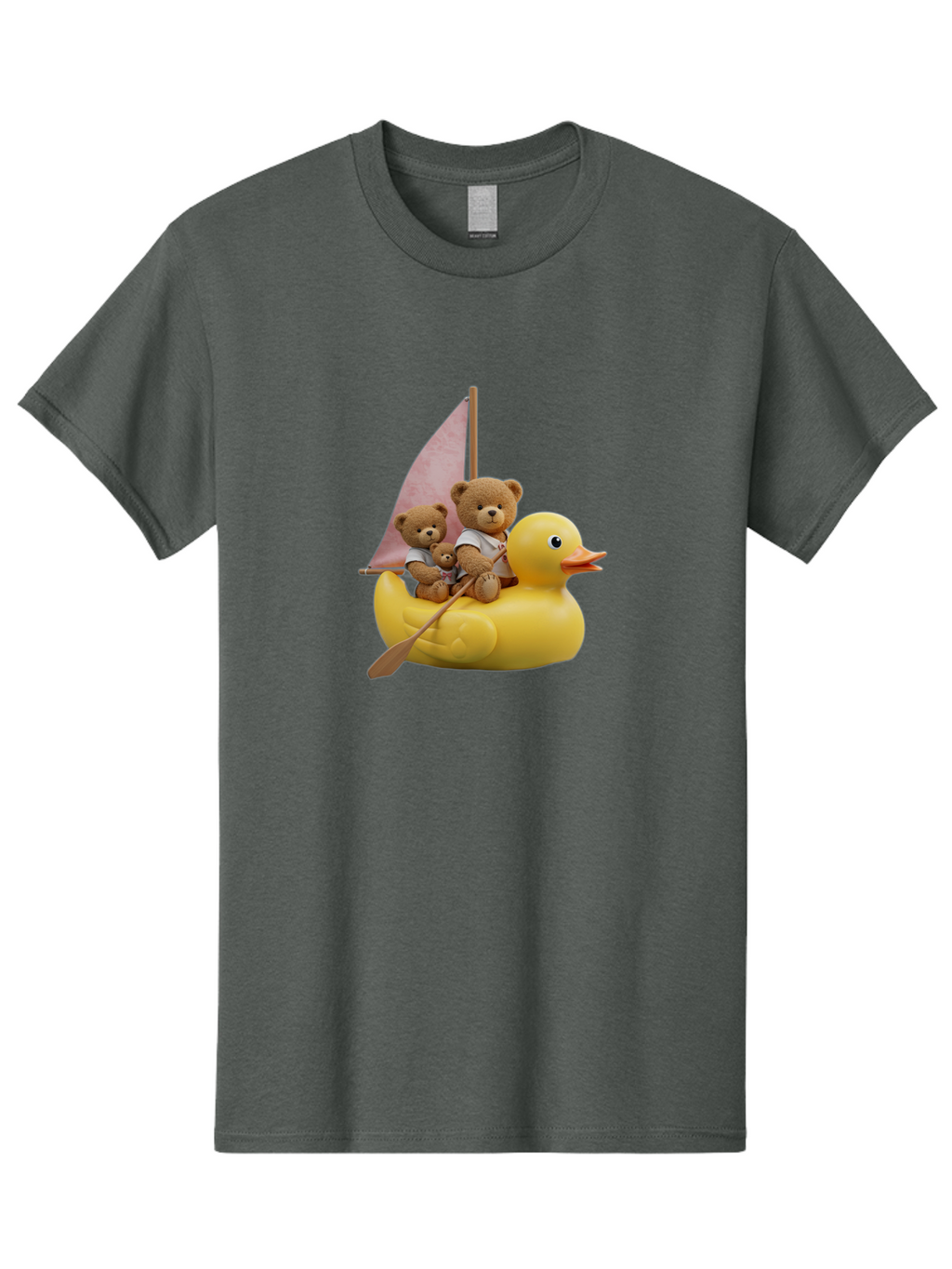 Teddy-Bears-Sailing-On-Duck Men'S Graphic Tee, 100% Cotton, Comfortable Casual Summer Wear, Machine Washable, Vintage Camera, Old Camera, Antique Camera, Black Camera, Classic Photography, Photography Equipment, Nostalgic Device, Film Camera, Ban720