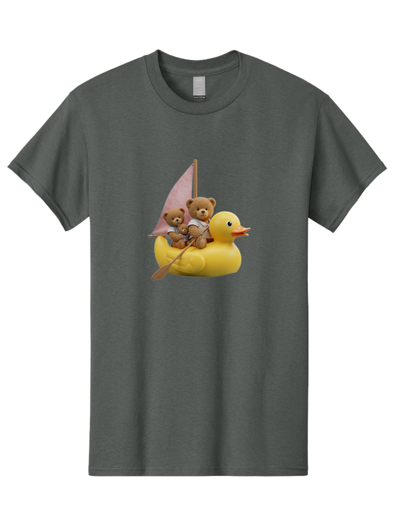 Teddy-Bears-Sailing-On-Duck Men'S Graphic Tee, 100% Cotton, Comfortable Casual Summer Wear, Machine Washable, Vintage Camera, Old Camera, Antique Camera, Black Camera, Classic Photography, Photography Equipment, Nostalgic Device, Film Camera, Ban720