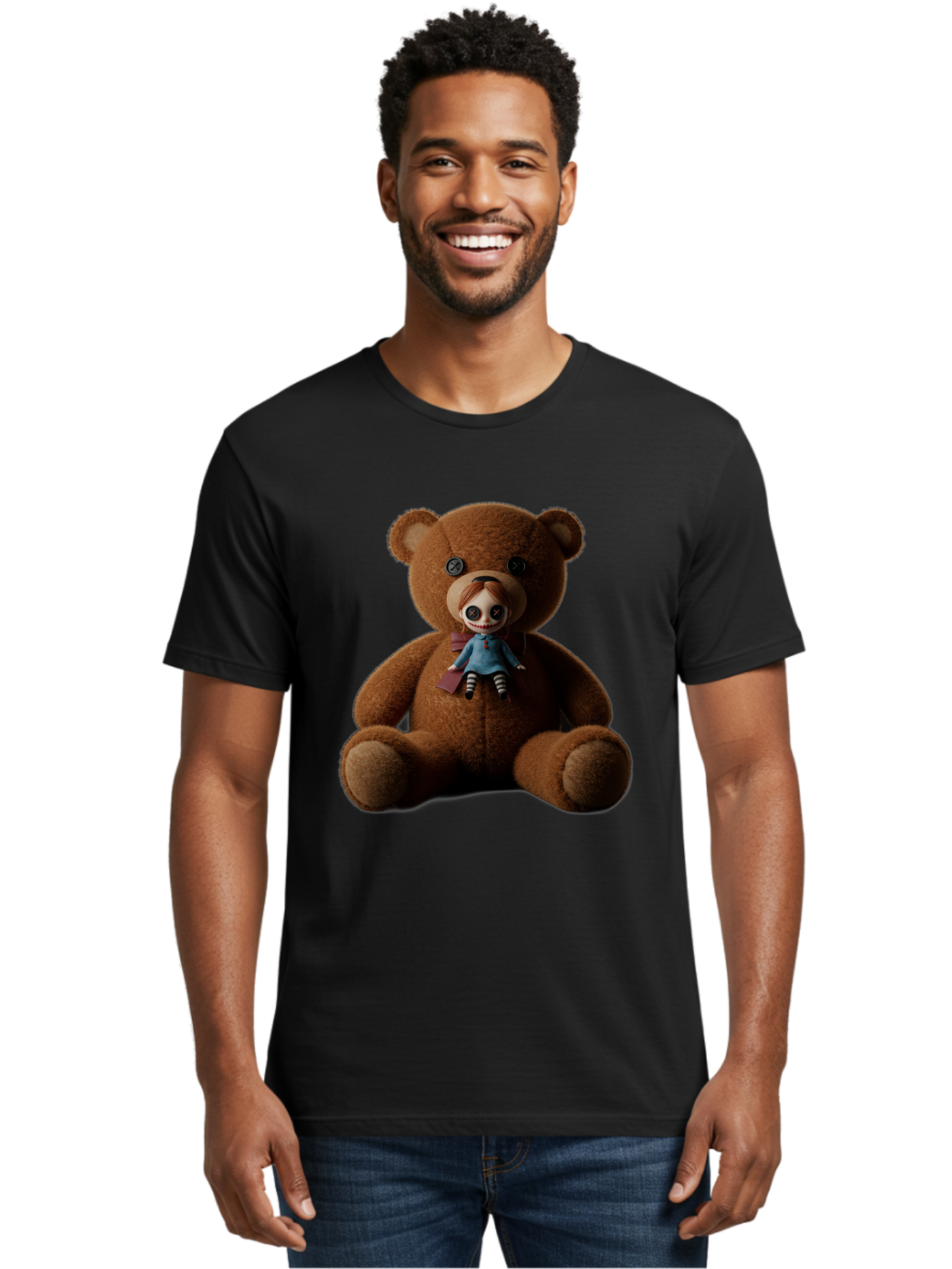 Teddy-Head-Annabelle Men'S Graphic Tee, 100% Cotton, Comfortable Casual Summer Wear, Machine Washable, Vintage Camera, Old Camera, Antique Camera, Black Camera, Classic Photography, Photography Equipment, Nostalgic Device, Film Camera, Ban723