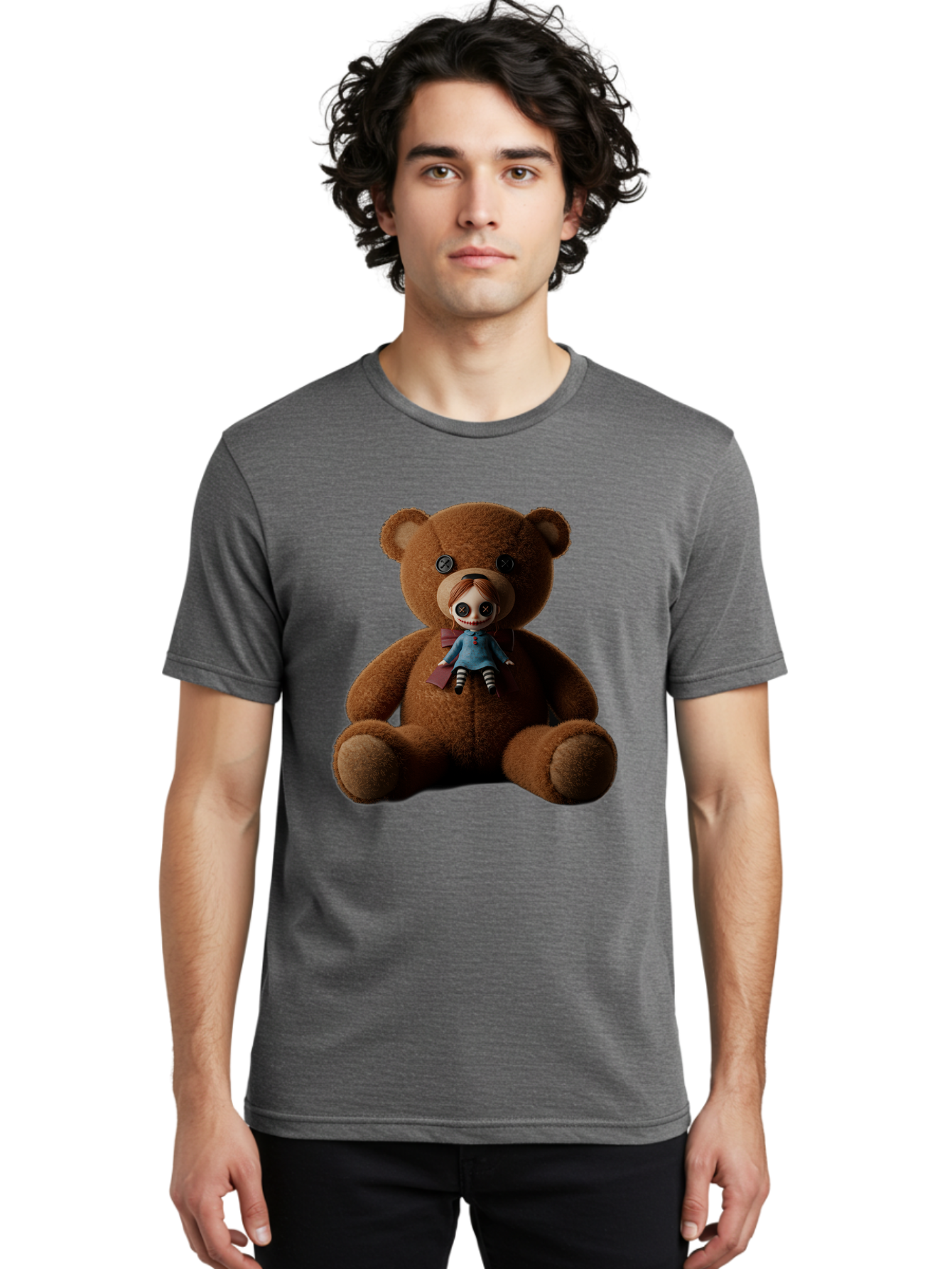 Teddy-Head-Annabelle Men'S Graphic Tee, 100% Cotton, Comfortable Casual Summer Wear, Machine Washable, Vintage Camera, Old Camera, Antique Camera, Black Camera, Classic Photography, Photography Equipment, Nostalgic Device, Film Camera, Ban723