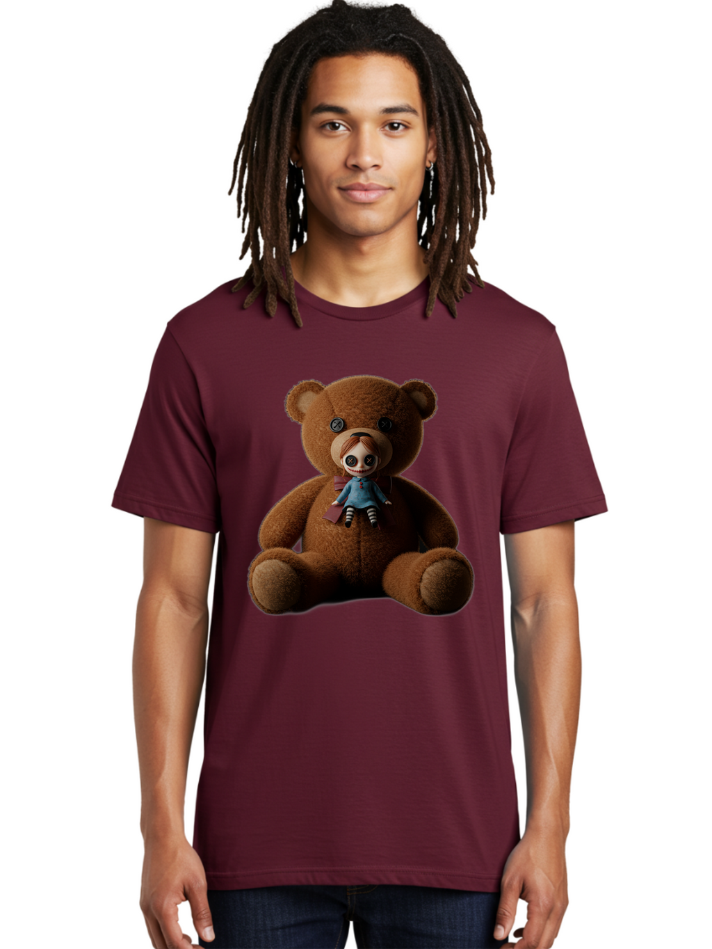 Teddy-Head-Annabelle Men'S Graphic Tee, 100% Cotton, Comfortable Casual Summer Wear, Machine Washable, Vintage Camera, Old Camera, Antique Camera, Black Camera, Classic Photography, Photography Equipment, Nostalgic Device, Film Camera, Ban723