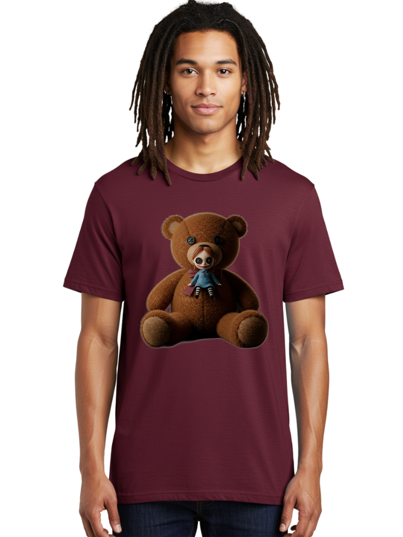 Teddy-Head-Annabelle Men'S Graphic Tee, 100% Cotton, Comfortable Casual Summer Wear, Machine Washable, Vintage Camera, Old Camera, Antique Camera, Black Camera, Classic Photography, Photography Equipment, Nostalgic Device, Film Camera, Ban723
