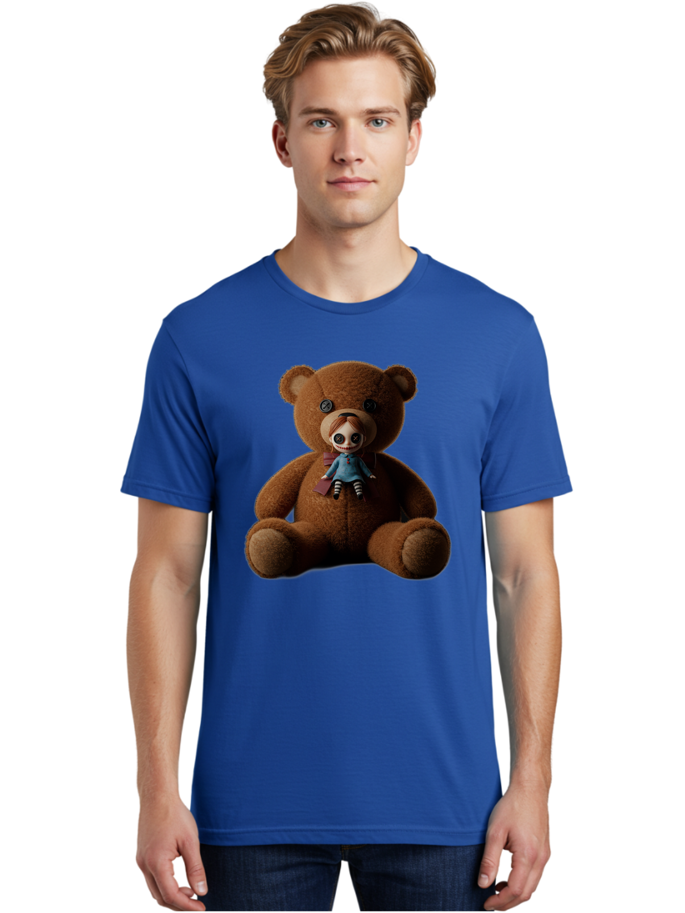 Teddy-Head-Annabelle Men'S Graphic Tee, 100% Cotton, Comfortable Casual Summer Wear, Machine Washable, Vintage Camera, Old Camera, Antique Camera, Black Camera, Classic Photography, Photography Equipment, Nostalgic Device, Film Camera, Ban723