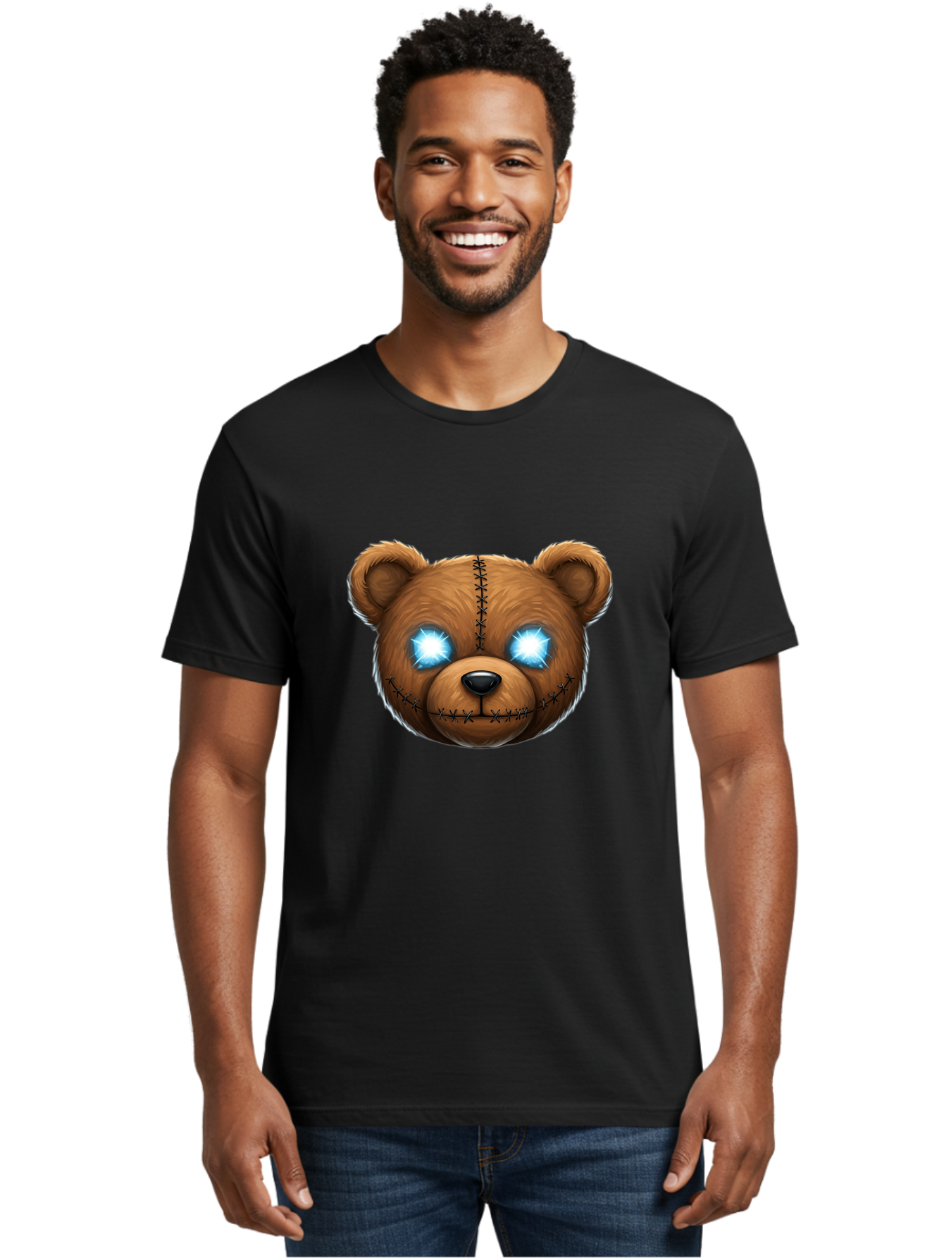 Teddy-Head Men'S Graphic Tee, 100% Cotton, Comfortable Casual Summer Wear, Machine Washable, Vintage Camera, Old Camera, Antique Camera, Black Camera, Classic Photography, Photography Equipment, Nostalgic Device, Film Camera, Camera Art Ban724
