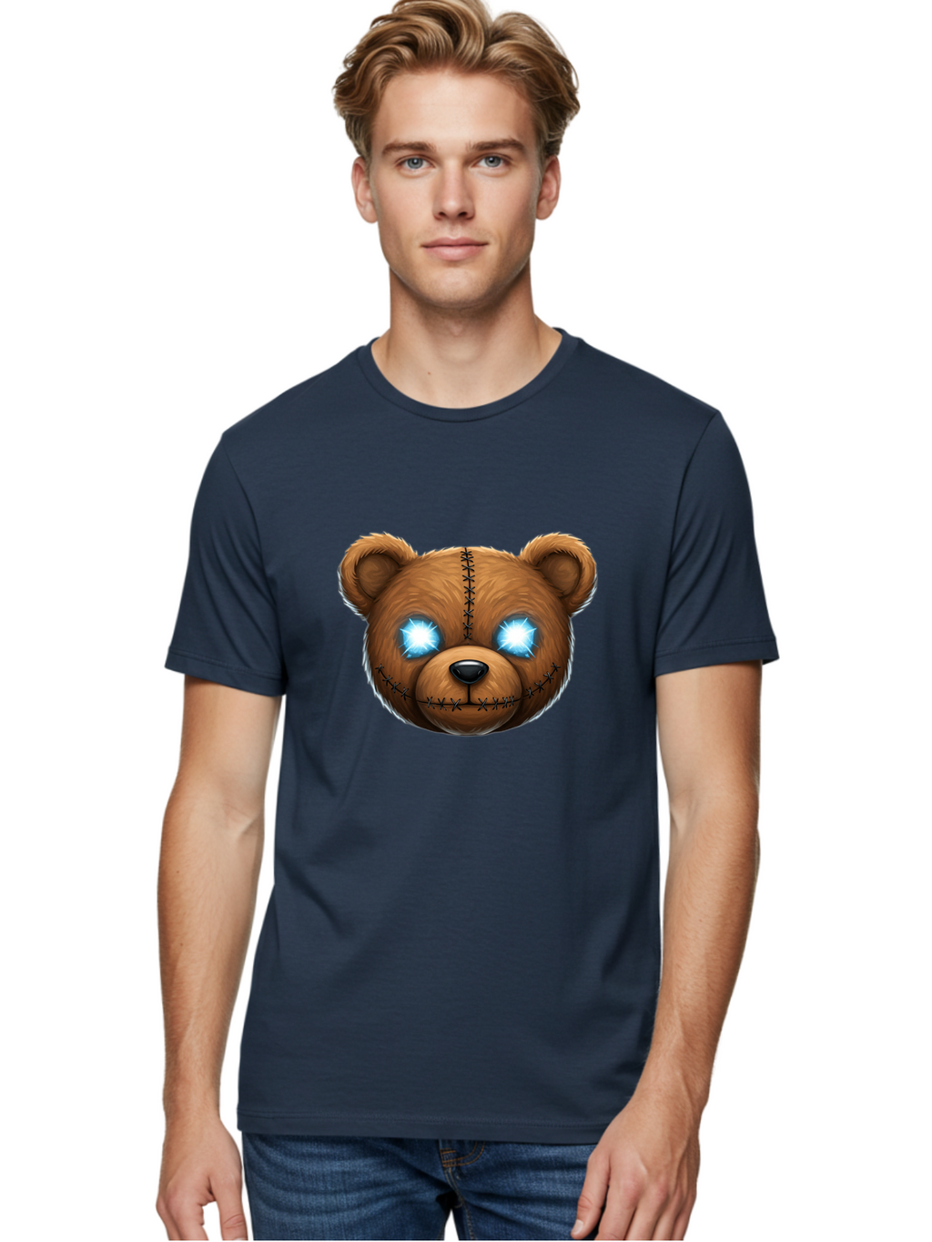 Teddy-Head Men'S Graphic Tee, 100% Cotton, Comfortable Casual Summer Wear, Machine Washable, Vintage Camera, Old Camera, Antique Camera, Black Camera, Classic Photography, Photography Equipment, Nostalgic Device, Film Camera, Camera Art Ban724