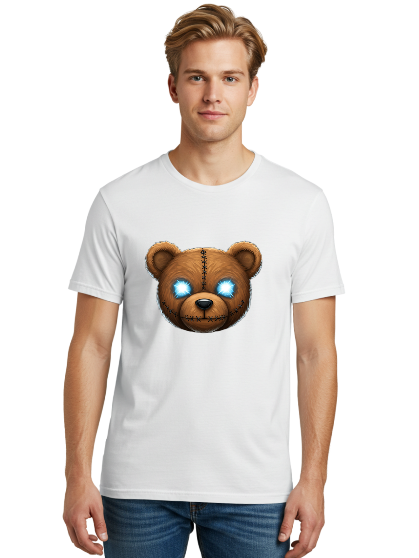 Teddy-Head Men'S Graphic Tee, 100% Cotton, Comfortable Casual Summer Wear, Machine Washable, Vintage Camera, Old Camera, Antique Camera, Black Camera, Classic Photography, Photography Equipment, Nostalgic Device, Film Camera, Camera Art Ban724