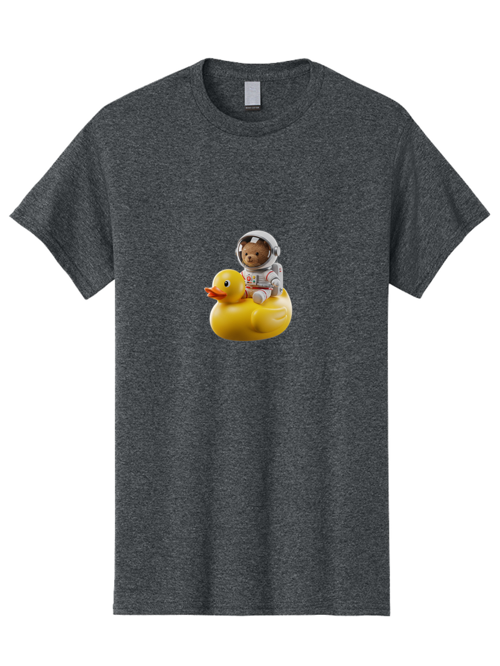 Teddy-In-Space-Suit-On-Rubber-Duck Men'S Graphic Tee, 100% Cotton, Comfortable Casual Summer Wear, Machine Washable, Vintage Camera, Old Camera, Antique Camera, Black Camera, Classic Photography, Photography Equipment, Nostalgic Device, Ban726