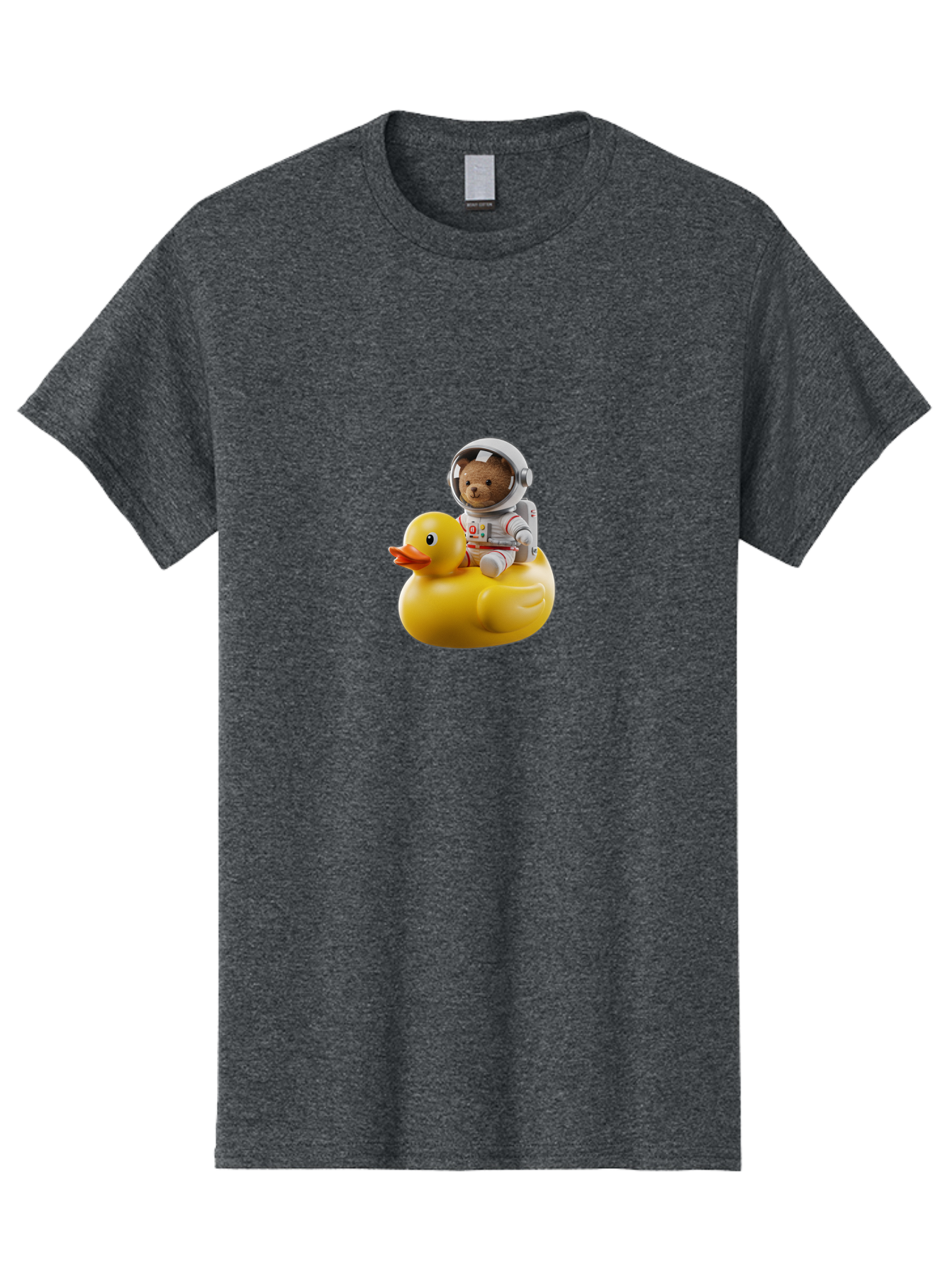 Teddy-In-Space-Suit-On-Rubber-Duck Men'S Graphic Tee, 100% Cotton, Comfortable Casual Summer Wear, Machine Washable, Vintage Camera, Old Camera, Antique Camera, Black Camera, Classic Photography, Photography Equipment, Nostalgic Device, Ban726
